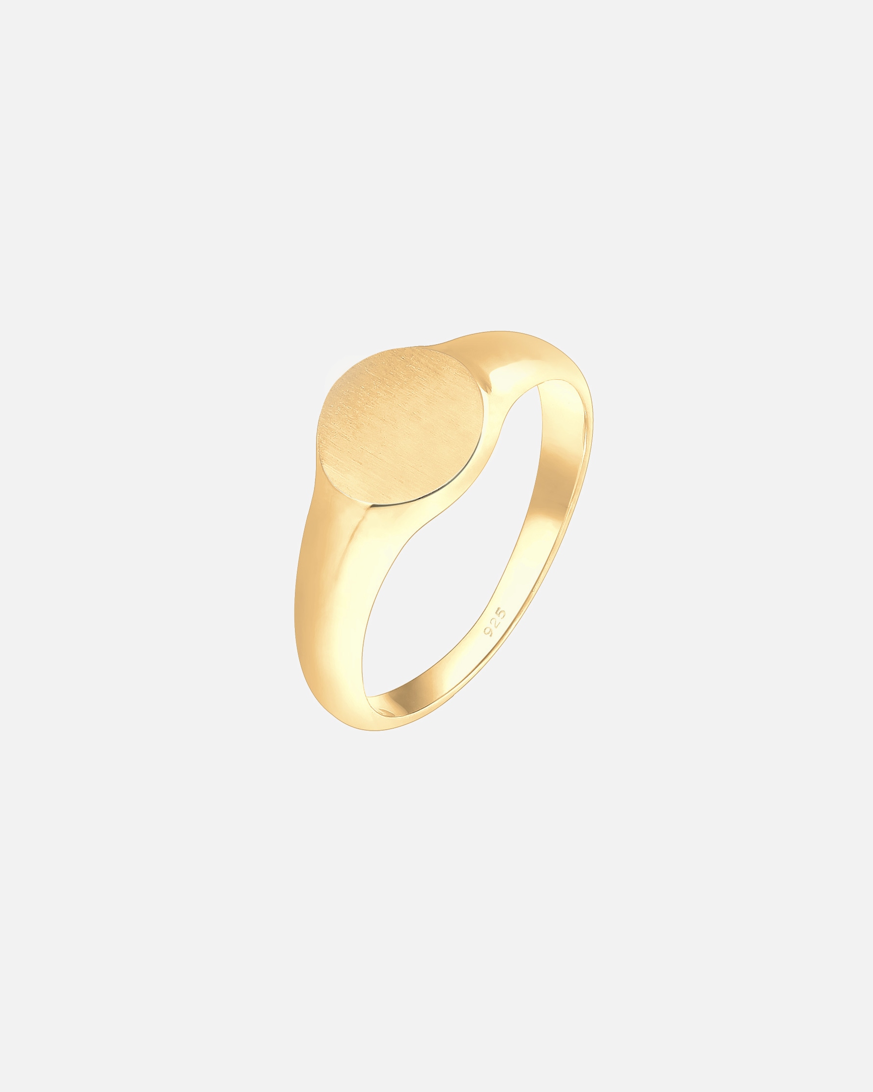 Anello di Femmina Elli Anello con sigillo Royal Matt Geo Basic Trend in Argento 925 58