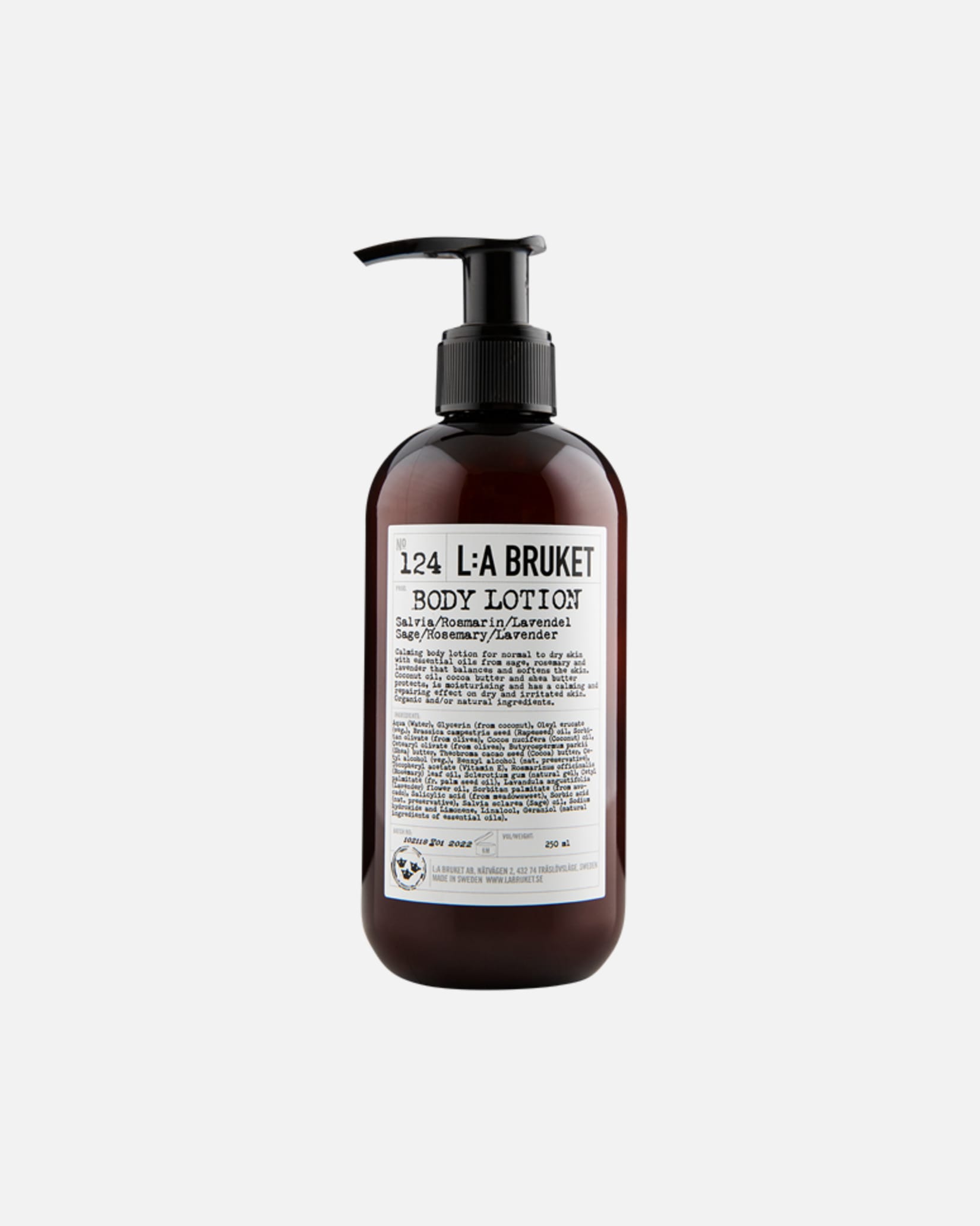 Lozione corpo di Femmina L:A BRUKET 124 Body Lotion Sage/Rosemary/Lavender 240 ml