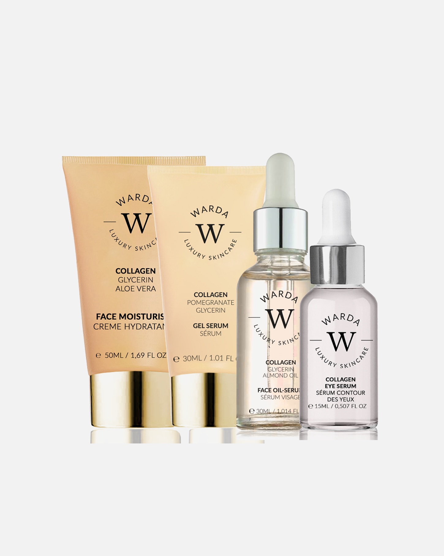 Set cura del viso di Femmina WARDA LUXURY SKINCARE Duo di crema al collagene 1 pezzo