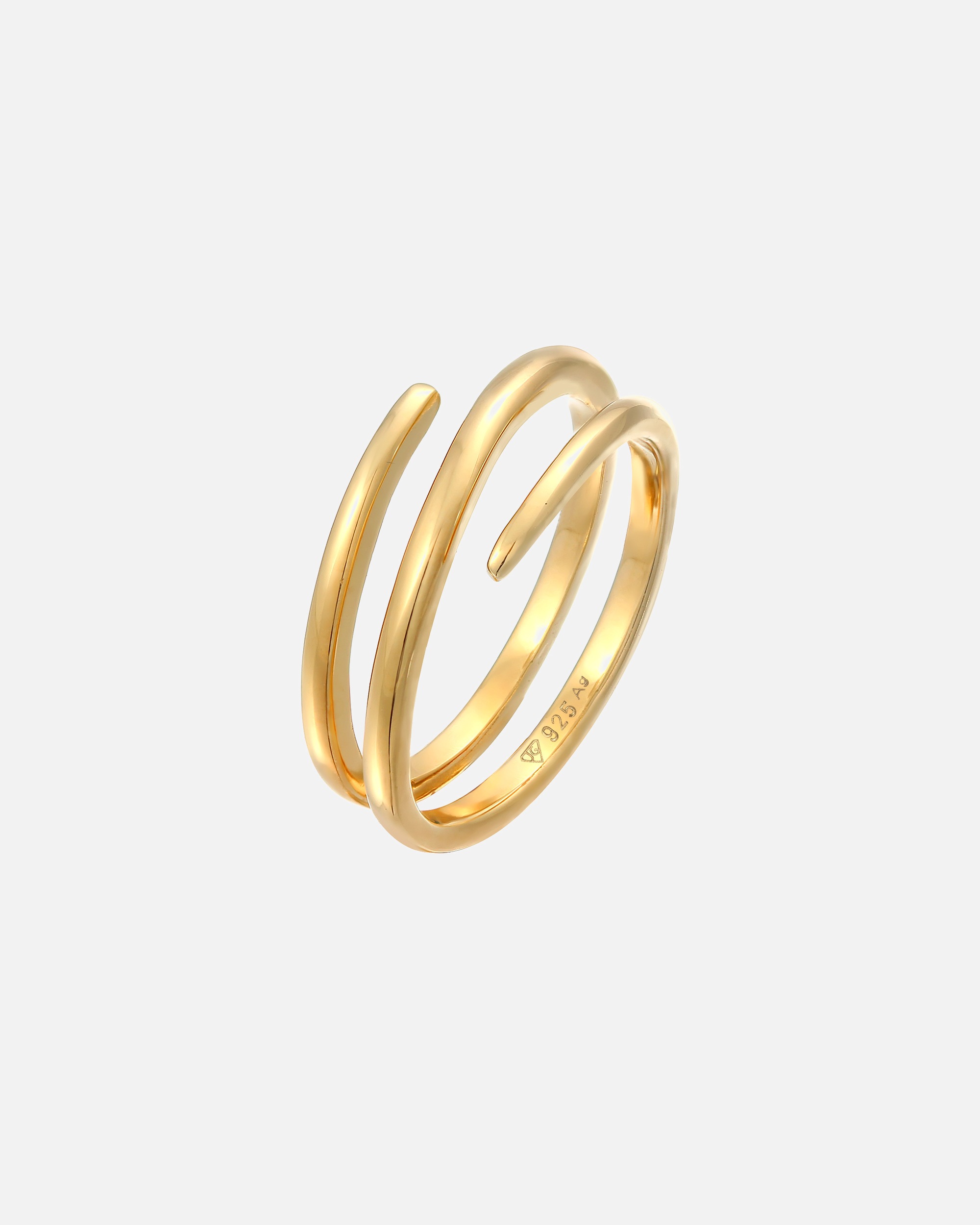 Anello di Femmina Elli Statement Filigrana Avvolto in Argento Sterling 925 48