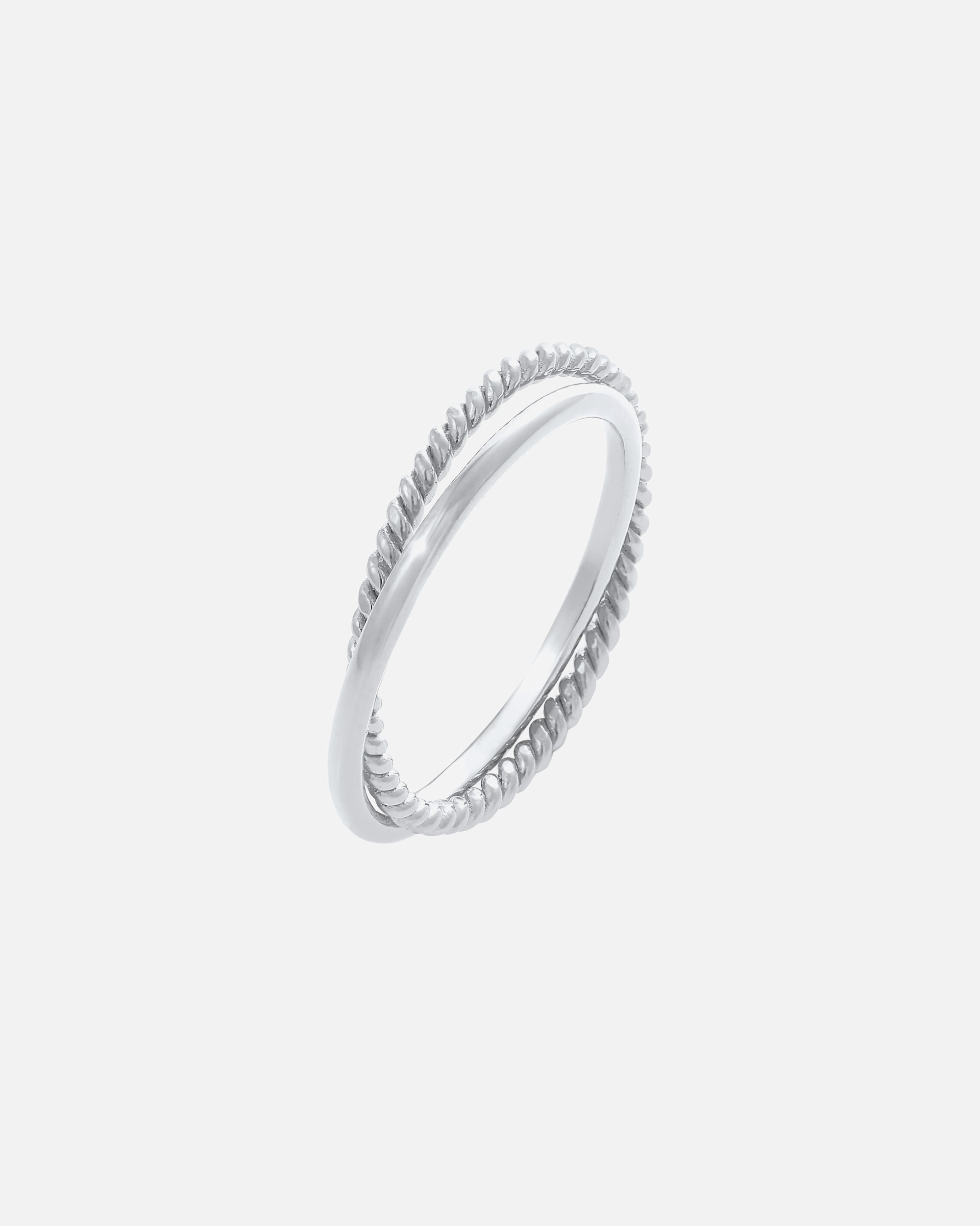 Anello di Femmina Elli Avvolgimento Classico Filigrana Ritorto Tendenza in Argento Sterling 925 54