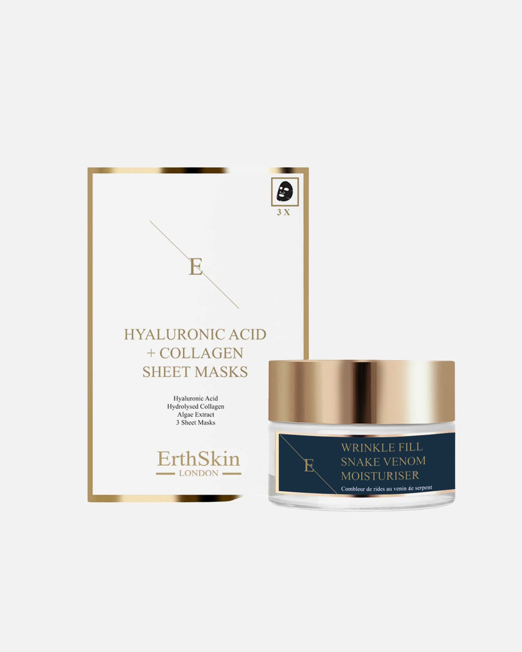 Set cura del viso di Femmina Duo veleno di serpente e maschera 1 pezzo