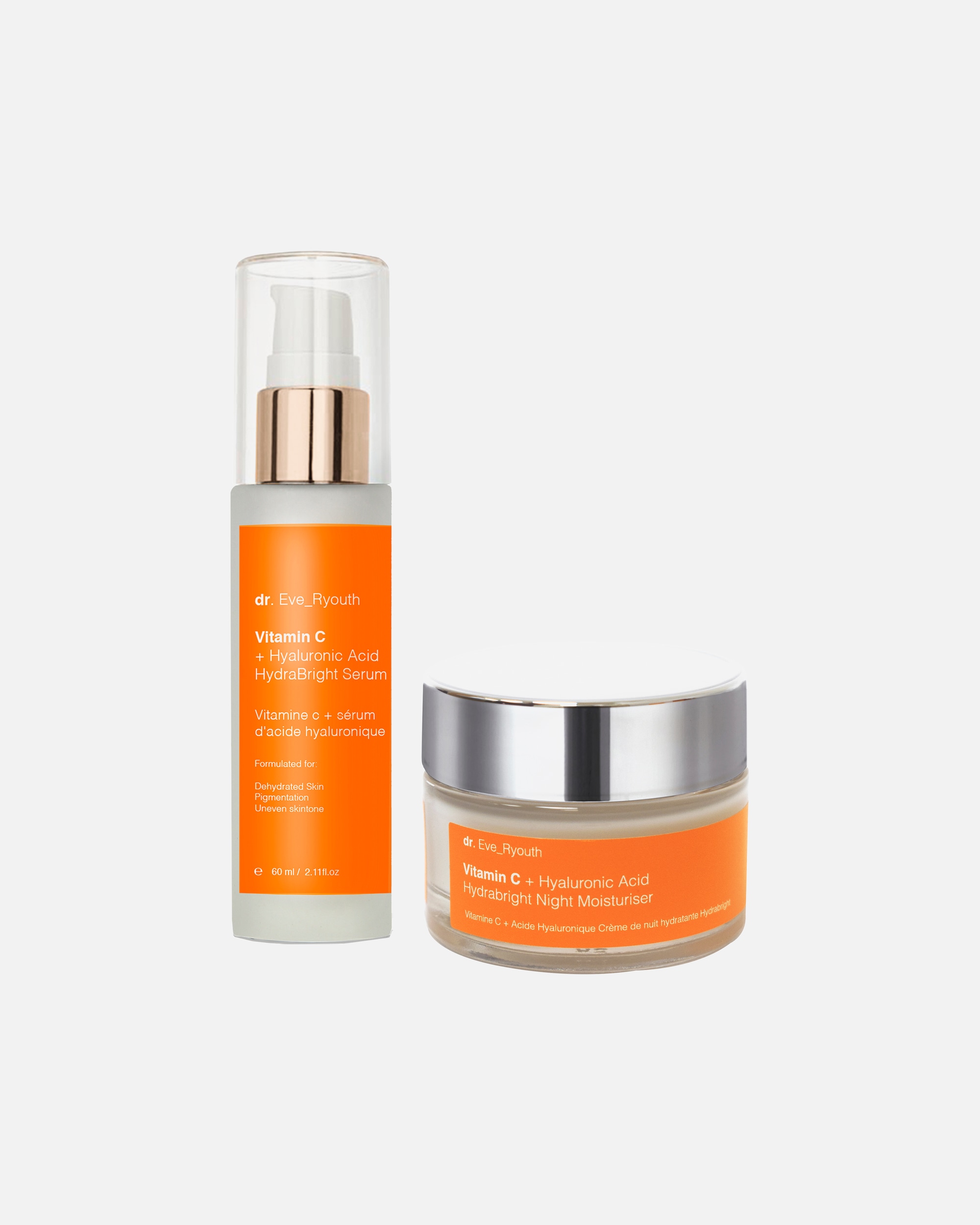 Set cura del viso di Femmina Dr. Eve_Ryouth Set di sieri Hydrabright 1 pezzo