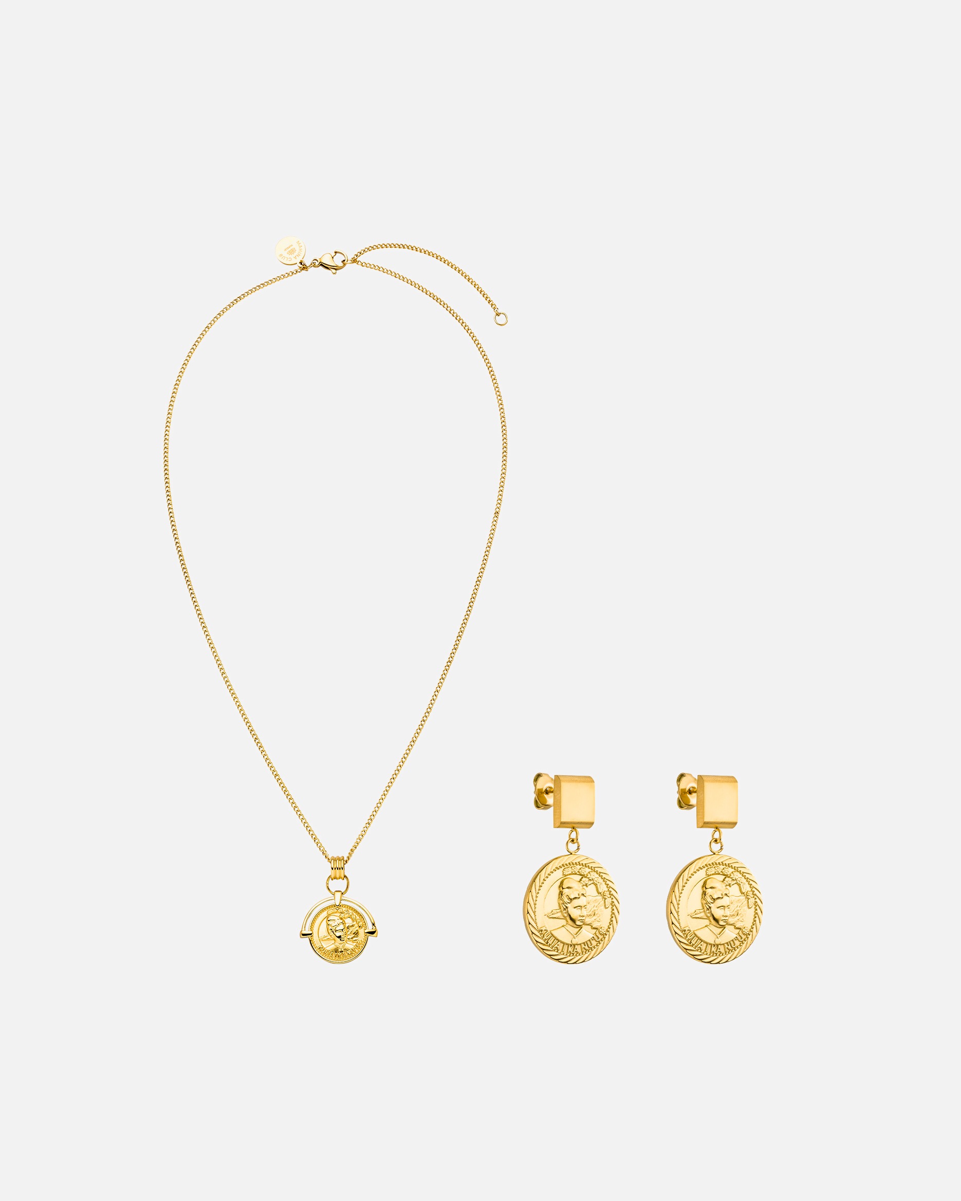 Set Gioielli di Femmina Purelei Mahina Club Lei Edition Set di gioielli 100% acciaio inossidabile Oro