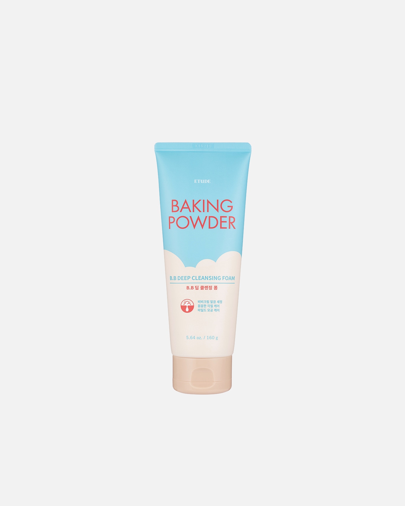 Schiuma struccante viso di Unisex ETUDE HOUSE Baking Powder BB Deep Cleansing Foam 160 g