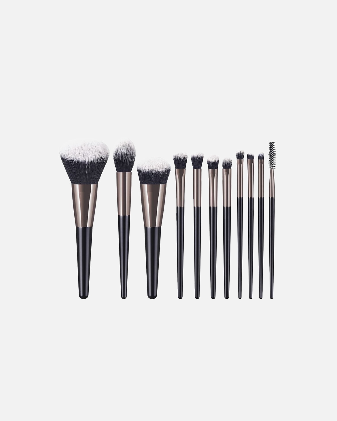 Set Pennelli di Unisex Set di pennelli da trucco Panther Nero