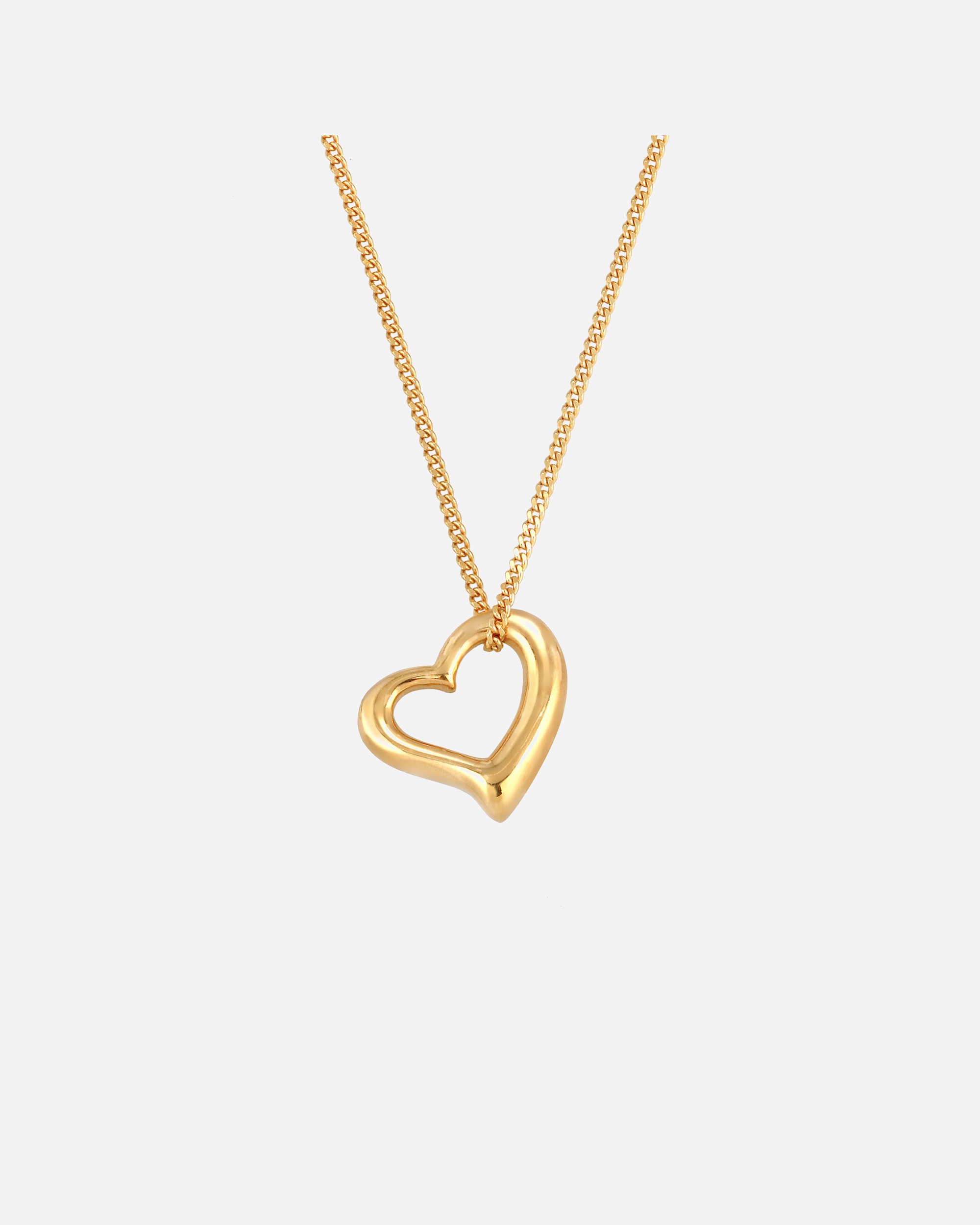 Collana di Femmina Elli Ciondolo a forma di cuore ritagliato in modo Romantico in argento sterling 925 goldfarben