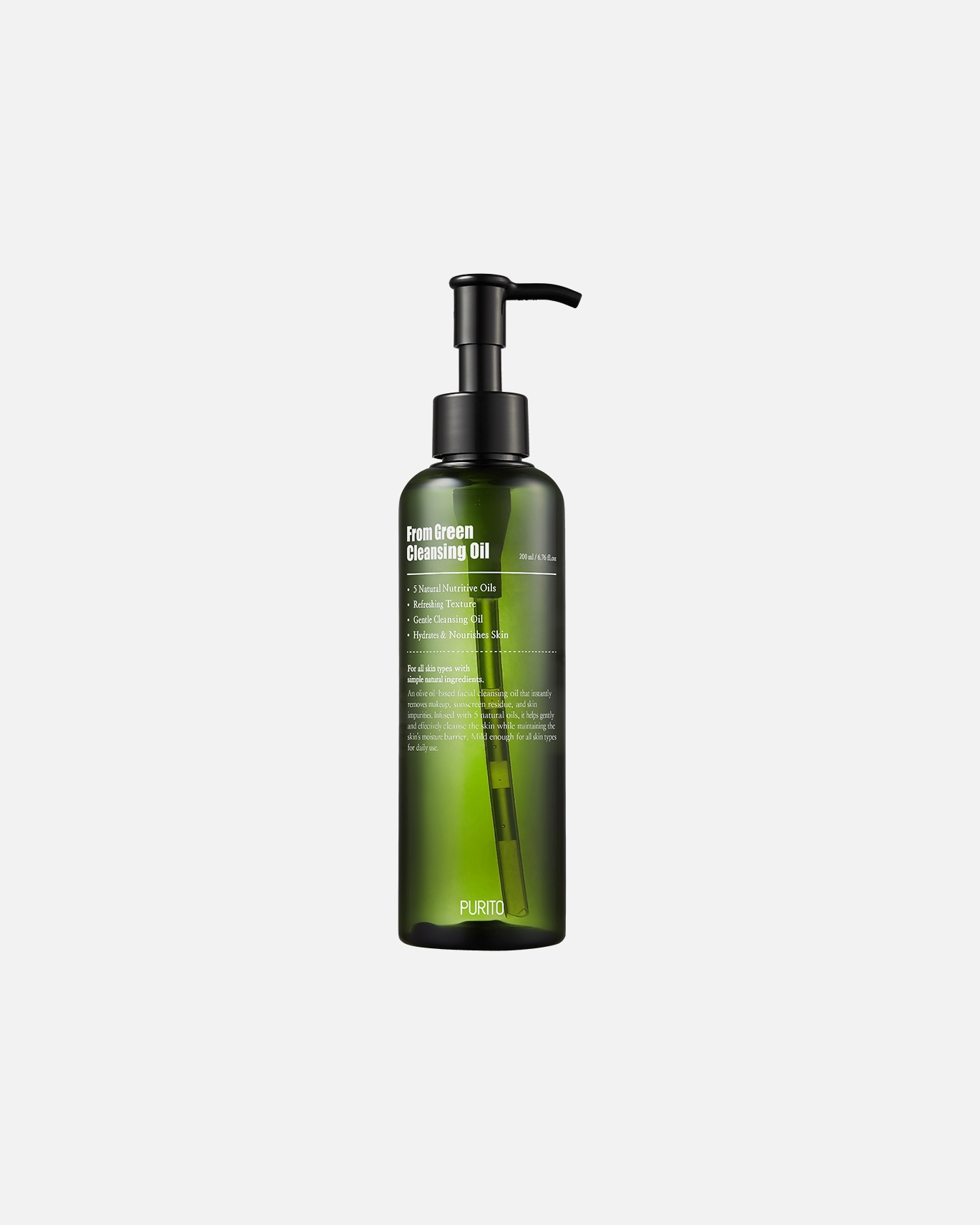 Olio detergente viso di Unisex PURITO From Green Cleansing Oil 200 ml