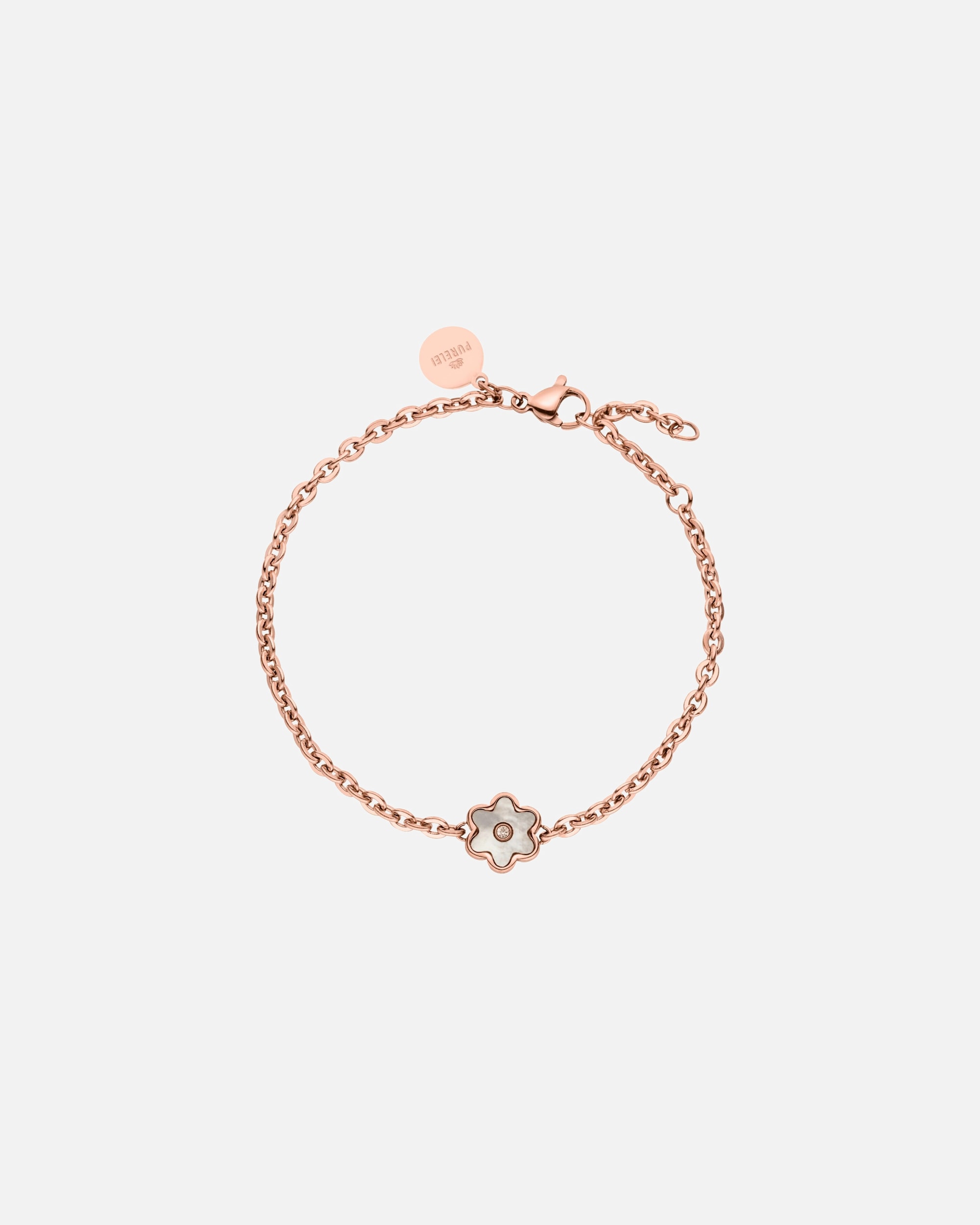 Braccialetto di Femmina Purelei Flourish Bracciale 100% acciaio inossidabile Oro rosa