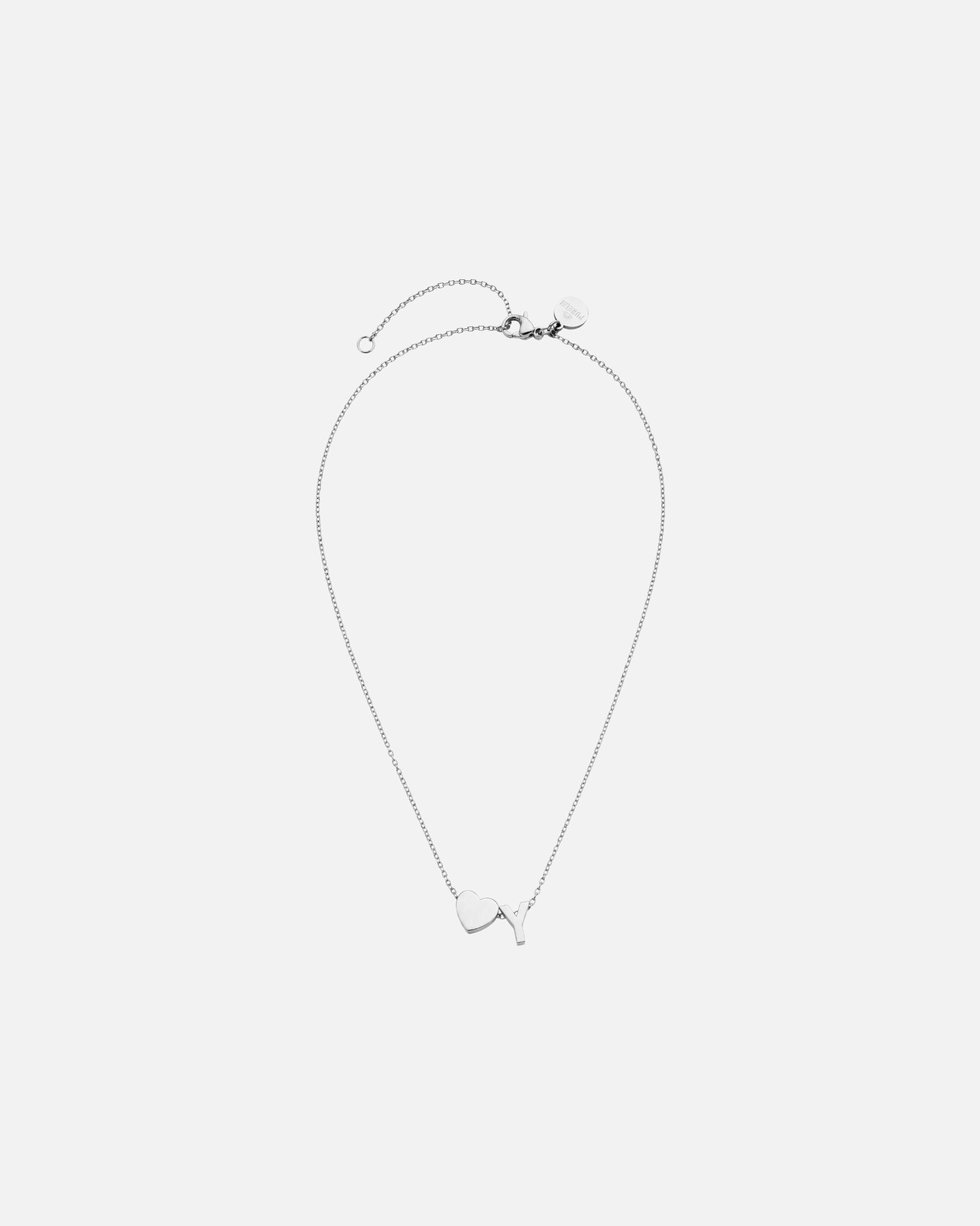 Collana di Unisex Purelei Letter Heart Y Collana 100% acciaio inossidabile Oro rosa