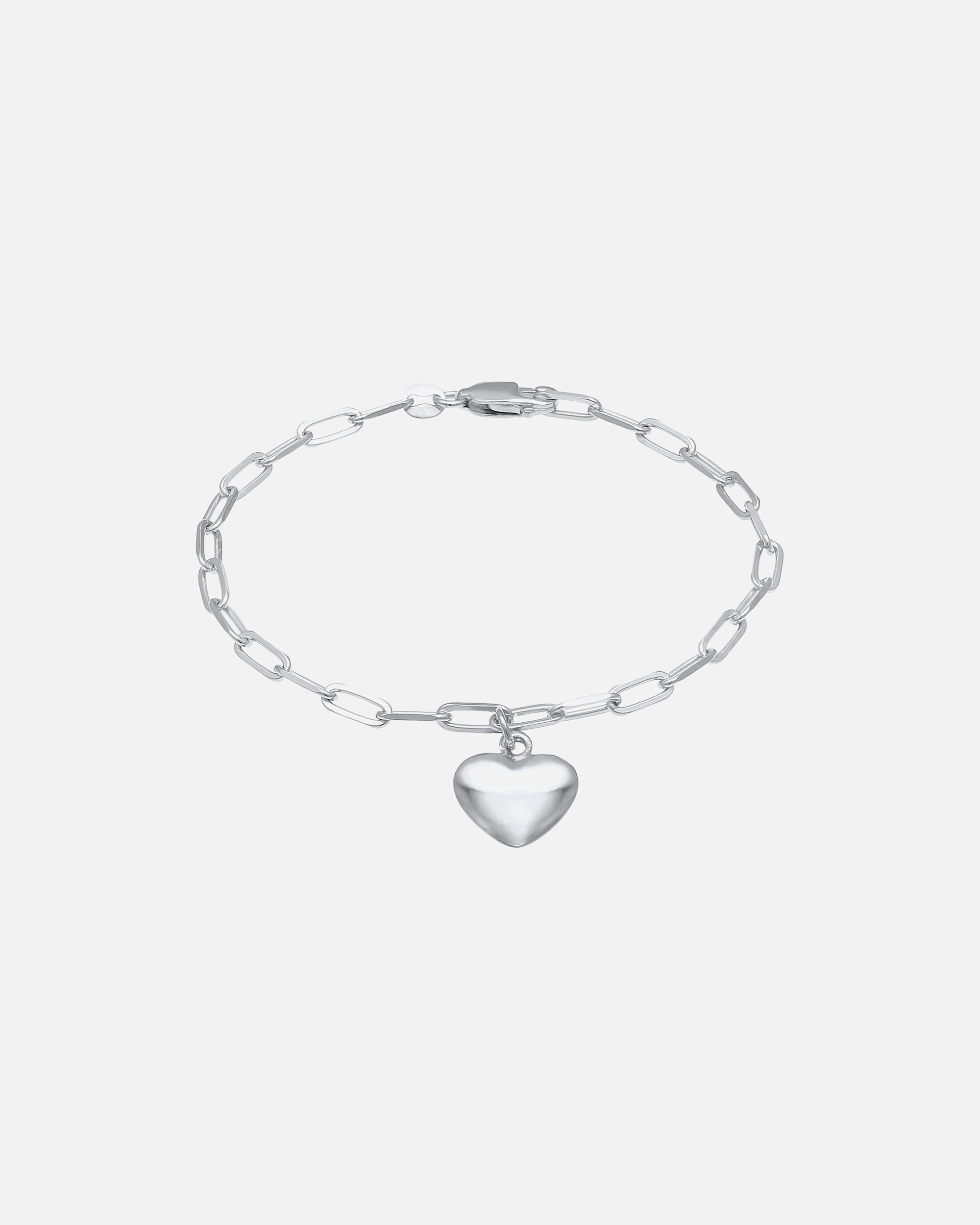 Braccialetto di Femmina Elli Cuore Amore Links Trend ovale in argento sterling 925 16