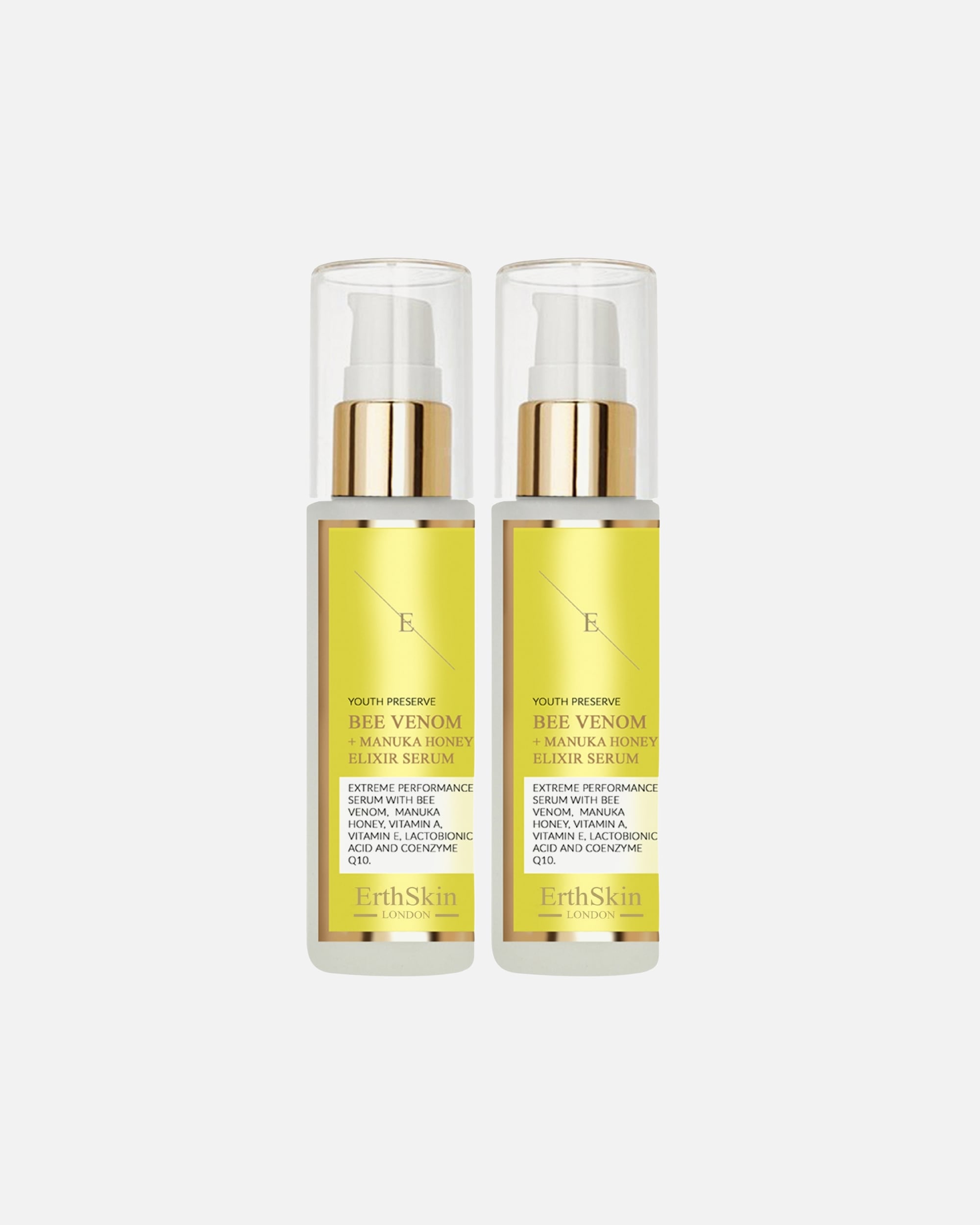 Siero Idratante di Femmina ErthSkin London Duo di elisir al veleno d'ape 1 pezzo