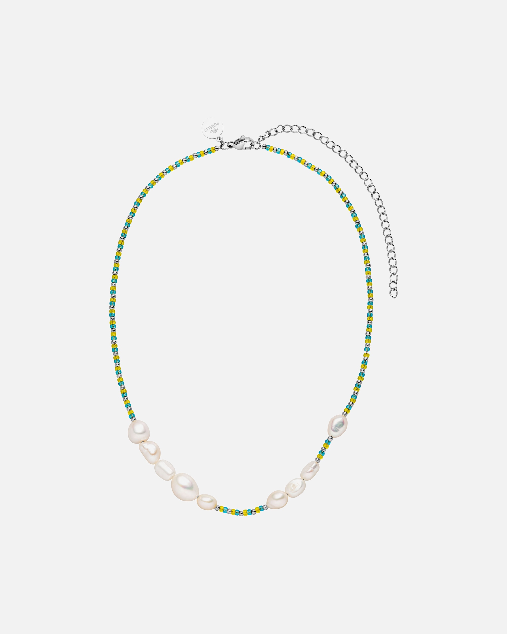 Collana di Femmina Purelei Blissful Collana di perle 100% acciaio inossidabile Argento