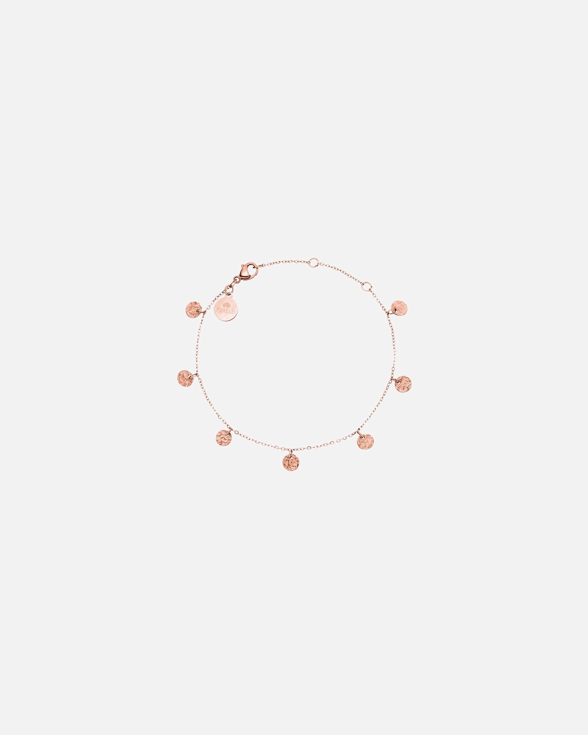 Braccialetto di Femmina Purelei Malihini Coin Bracciale 100% acciaio inossidabile Oro rosa