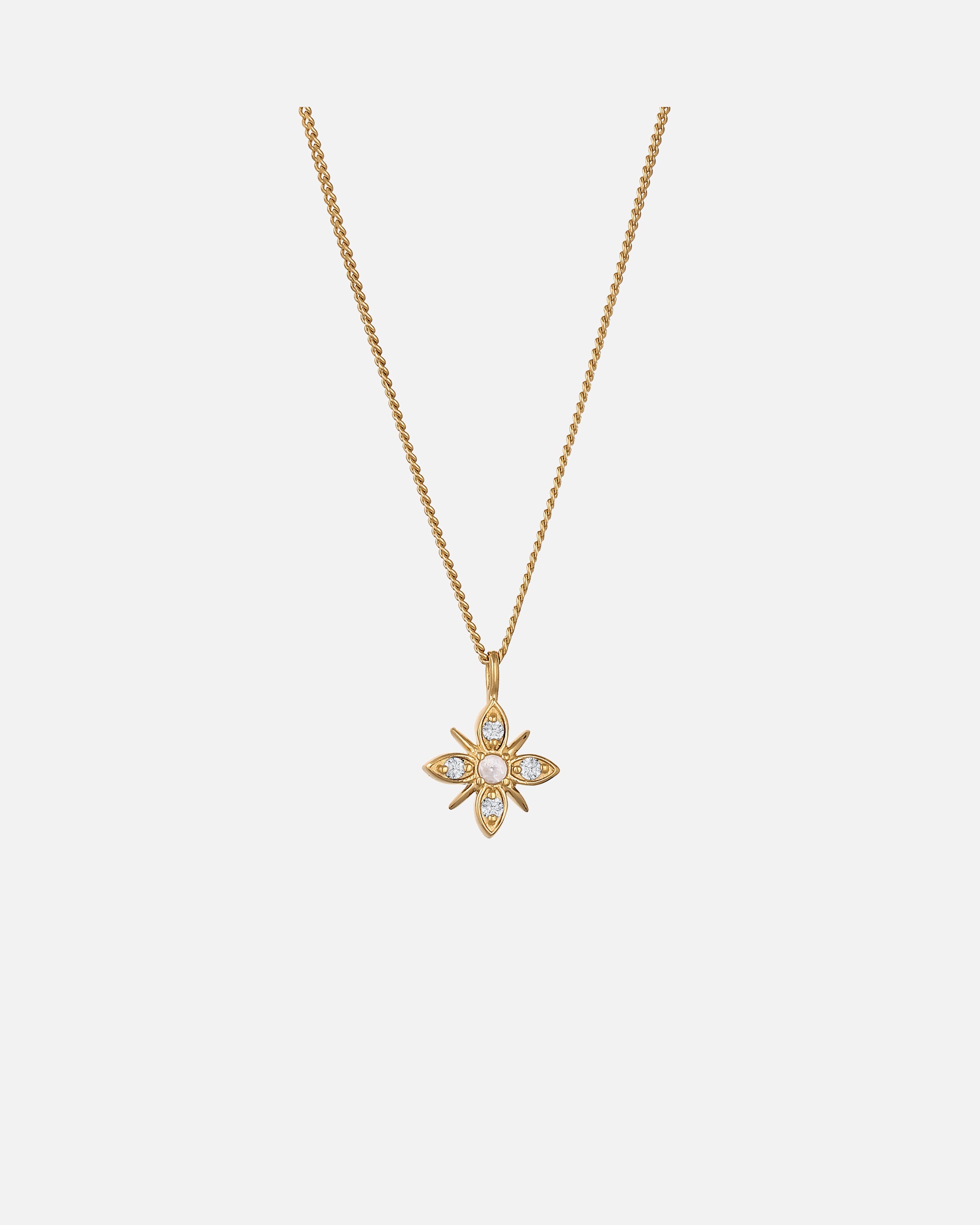 Collana di Femmina Elli DIAMONDS Collana con pendente Diamante creato in laboratorio Bianco Taglio brillante (0.08 ct) 925 Sterling Silver goldfarben