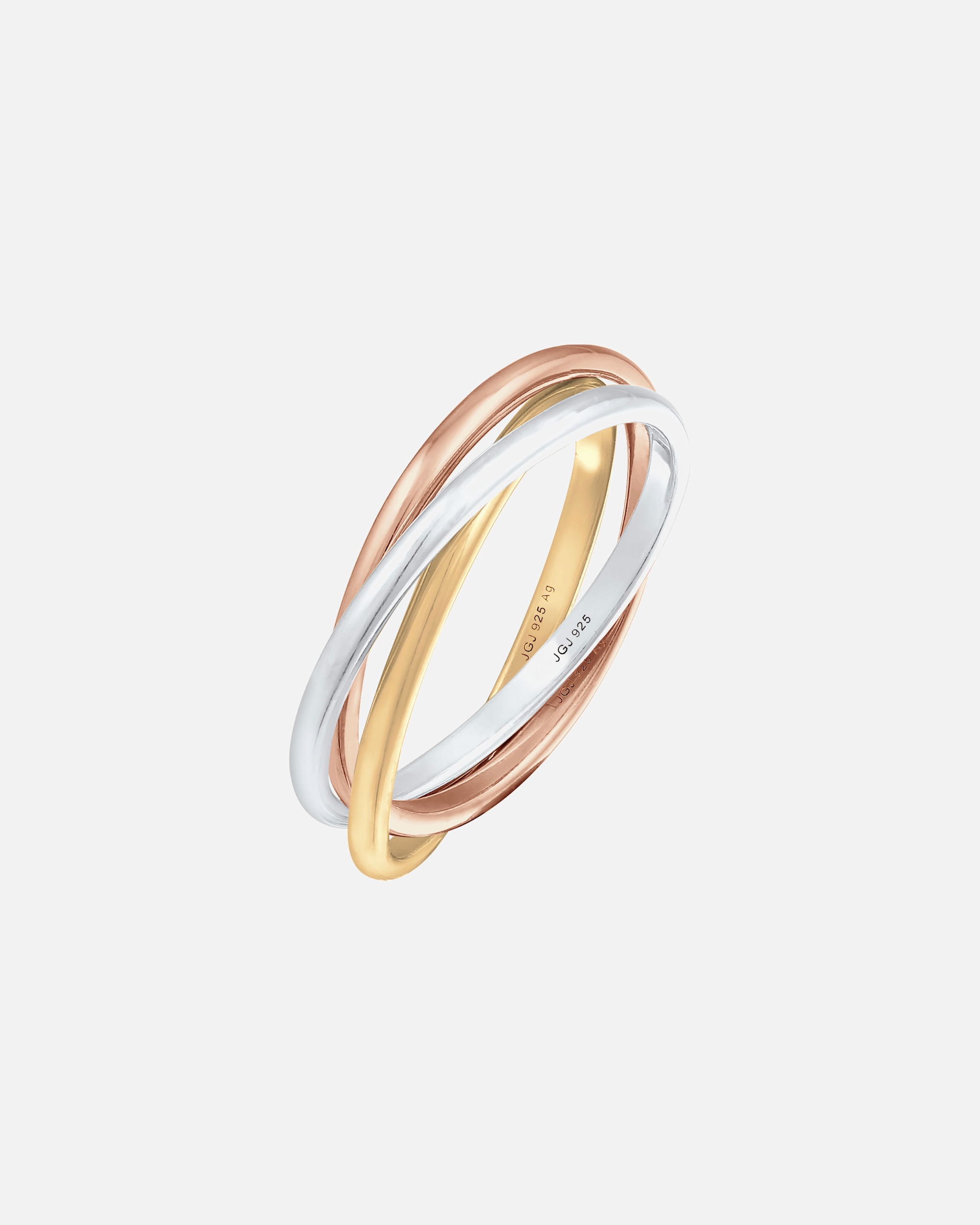 Anello di Femmina Elli Anello di avvolgimento Trini Look Basico Minimal Trend in argento sterling 925 54