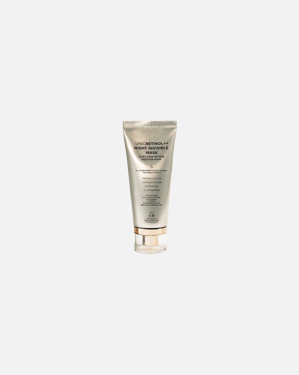 Trattamento viso anti-età di Unisex UNICSKIN Default Brand Line UNICRETINOL++ INVISIBLE NIGHT MASK 1 piece