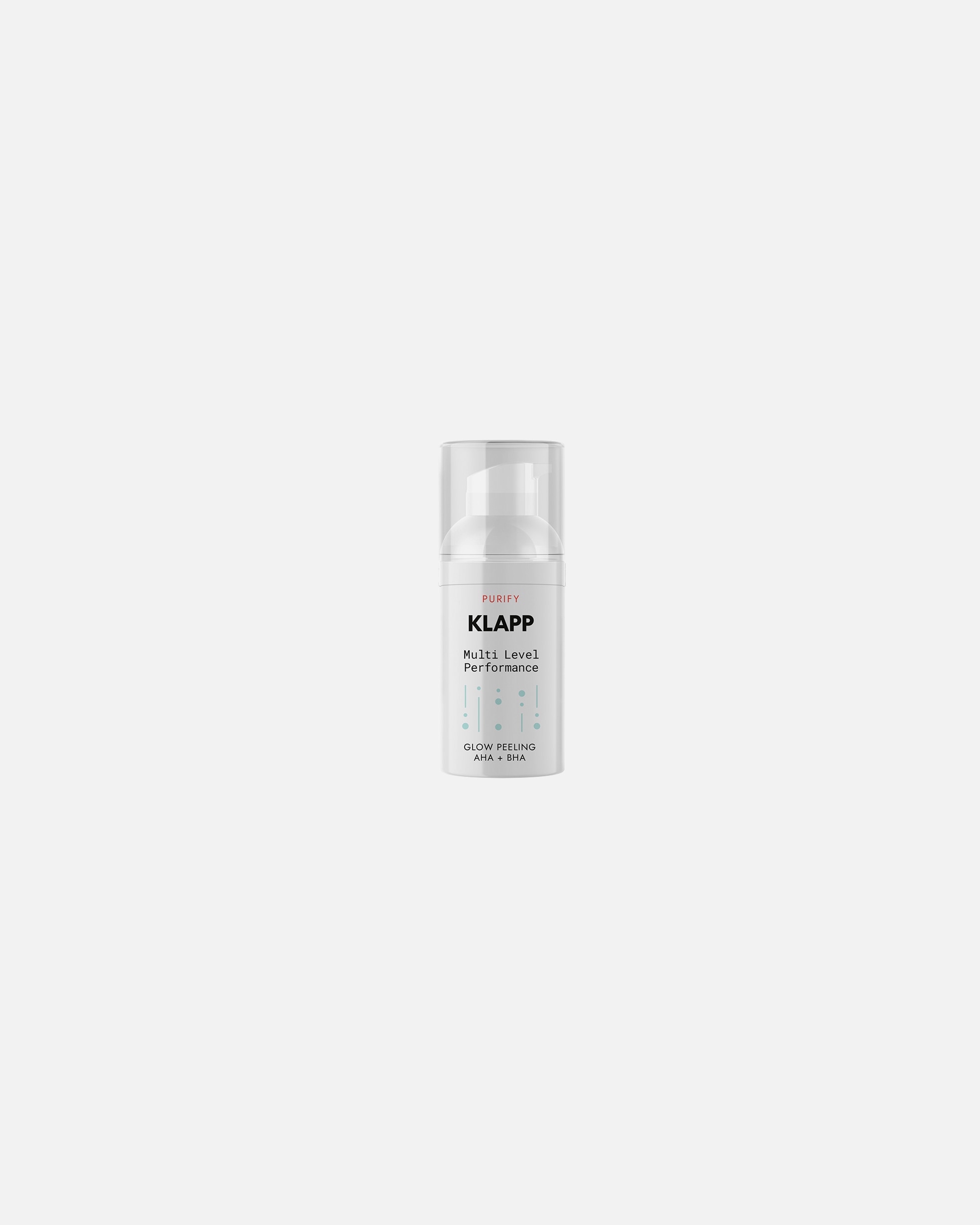 Peeling viso di Unisex Klapp Glow Peeling AHA + BHA 30 ml