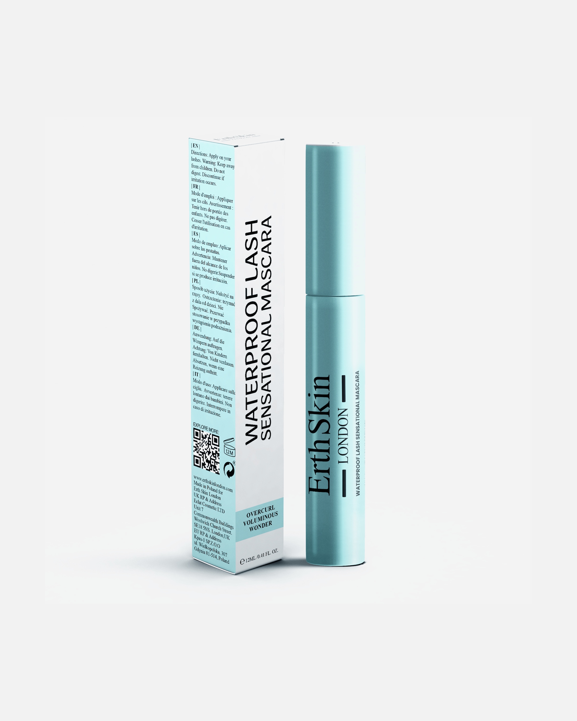 Mascara di Unisex ErthSkin London Mascara waterproof Lash Sensational 1 Stück