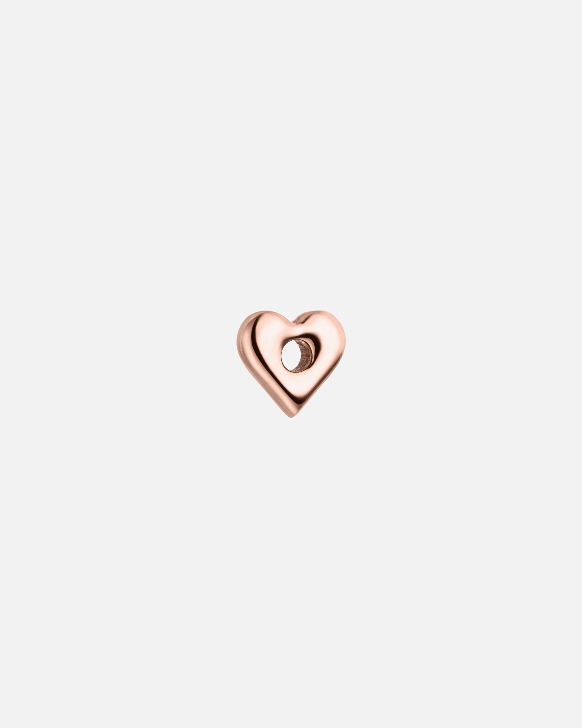 Pendente di Unisex Purelei LEI Heart Bubble Ciondolo 100% acciaio inossidabile Oro rosa