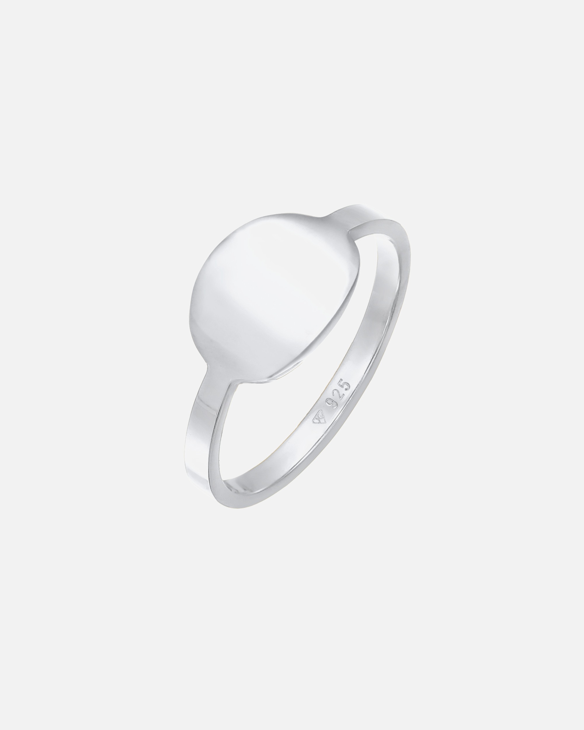 Anello di Femmina Elli Sigillo di base tendenza Geo Minimal in argento sterling 925 54