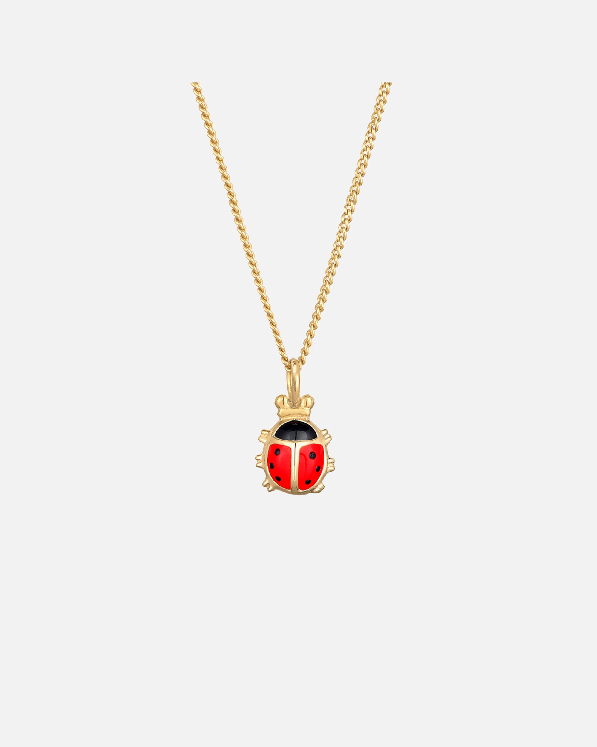 Collana di Femmina Elli Ciondolo coccinella con cristalli in argento 925 36