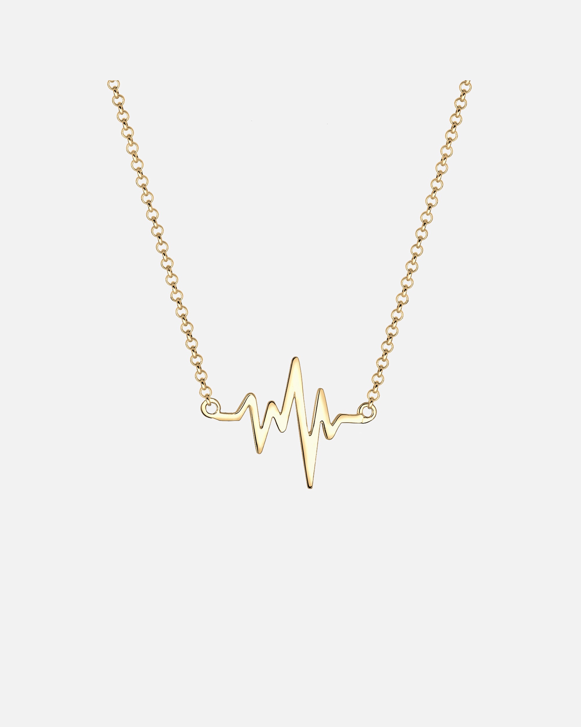 Collana di Femmina Elli Battito del Cuore Amore in Argento Sterling 925 goldfarben