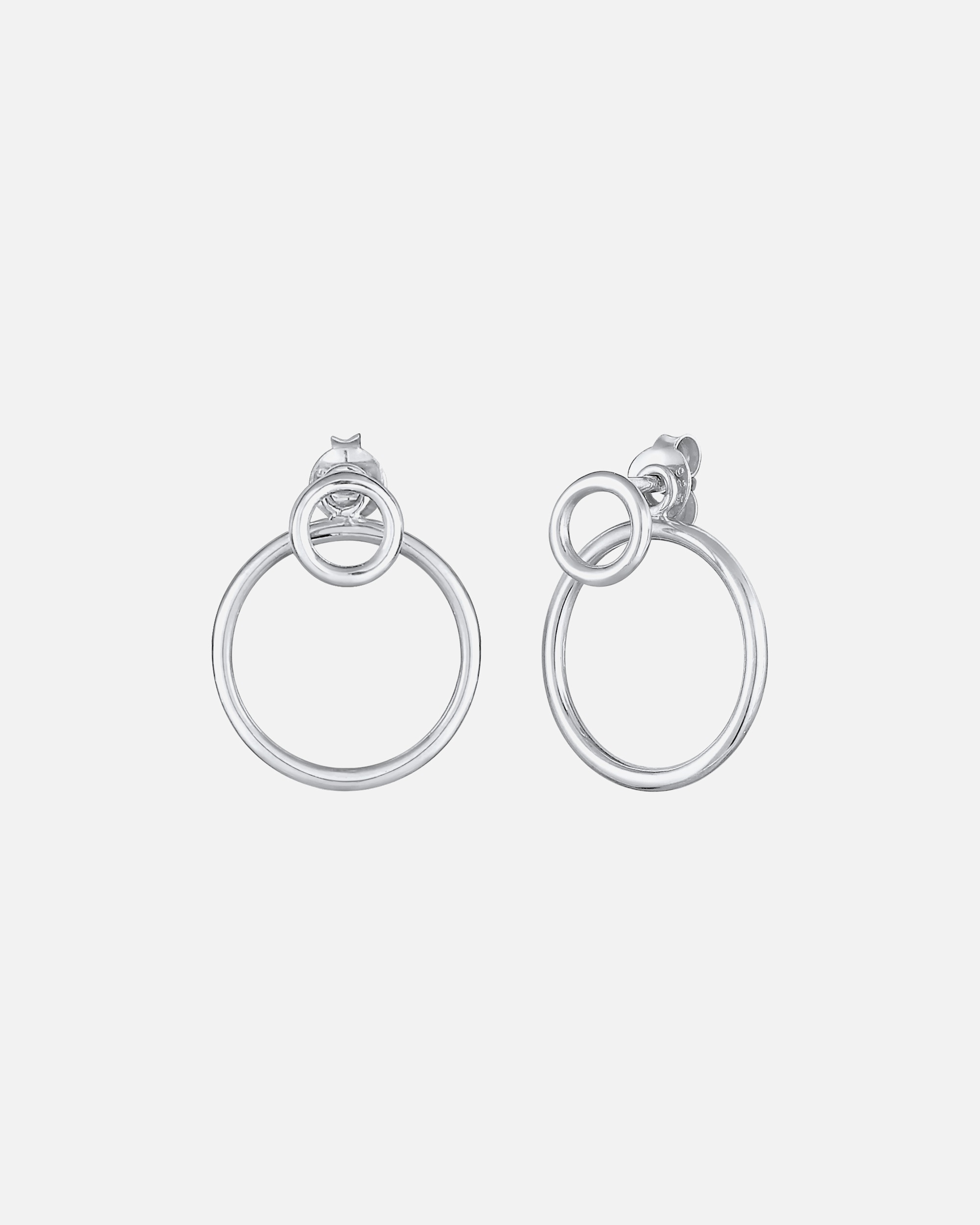 Orecchini di Femmina Elli Orecchini Cerchio Rondo Geo Trend in argento sterling 925 silberfarben