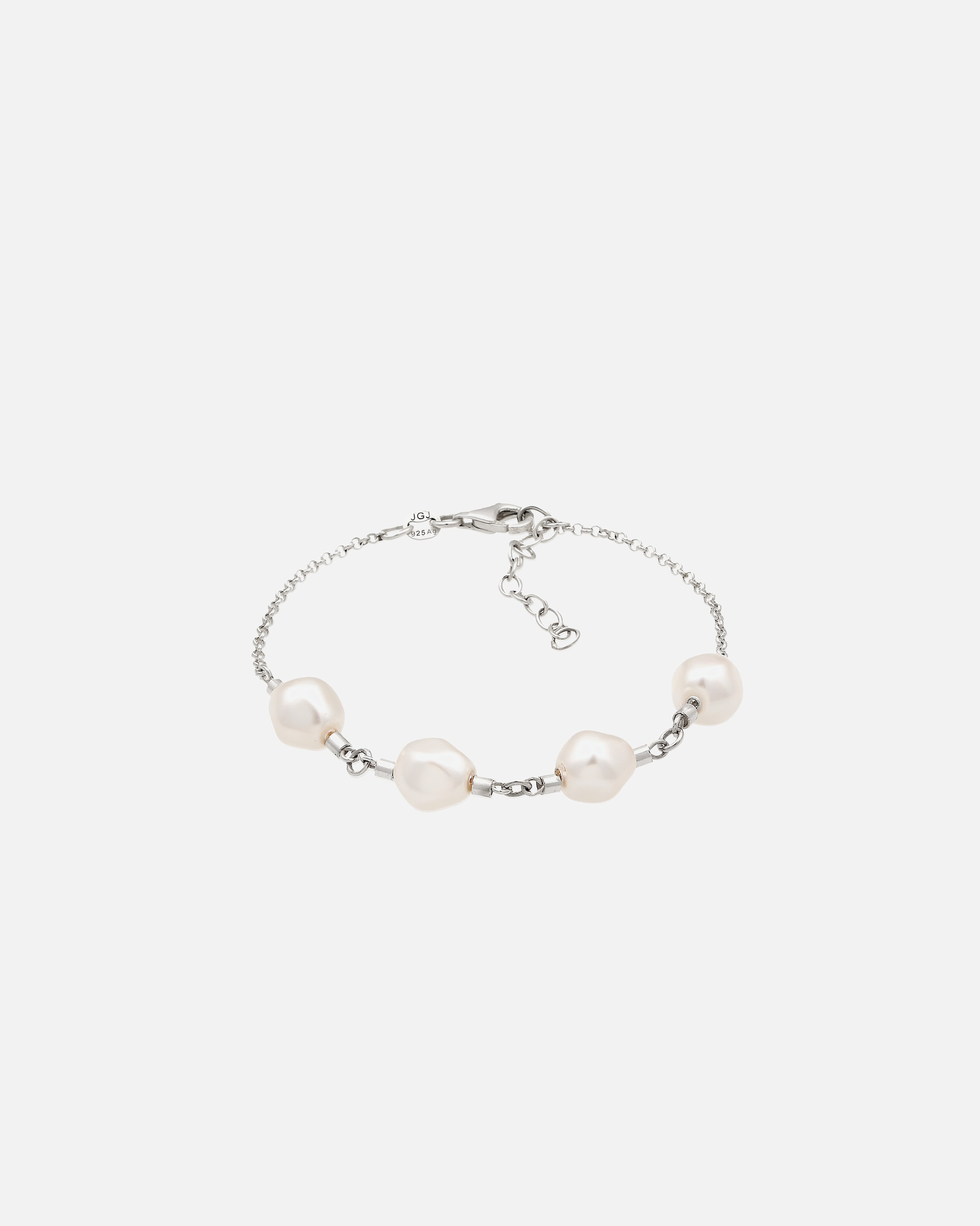 Braccialetto di Femmina Elli Bracciale con perle Swarovski, 925 Sterling Silver silberfarben