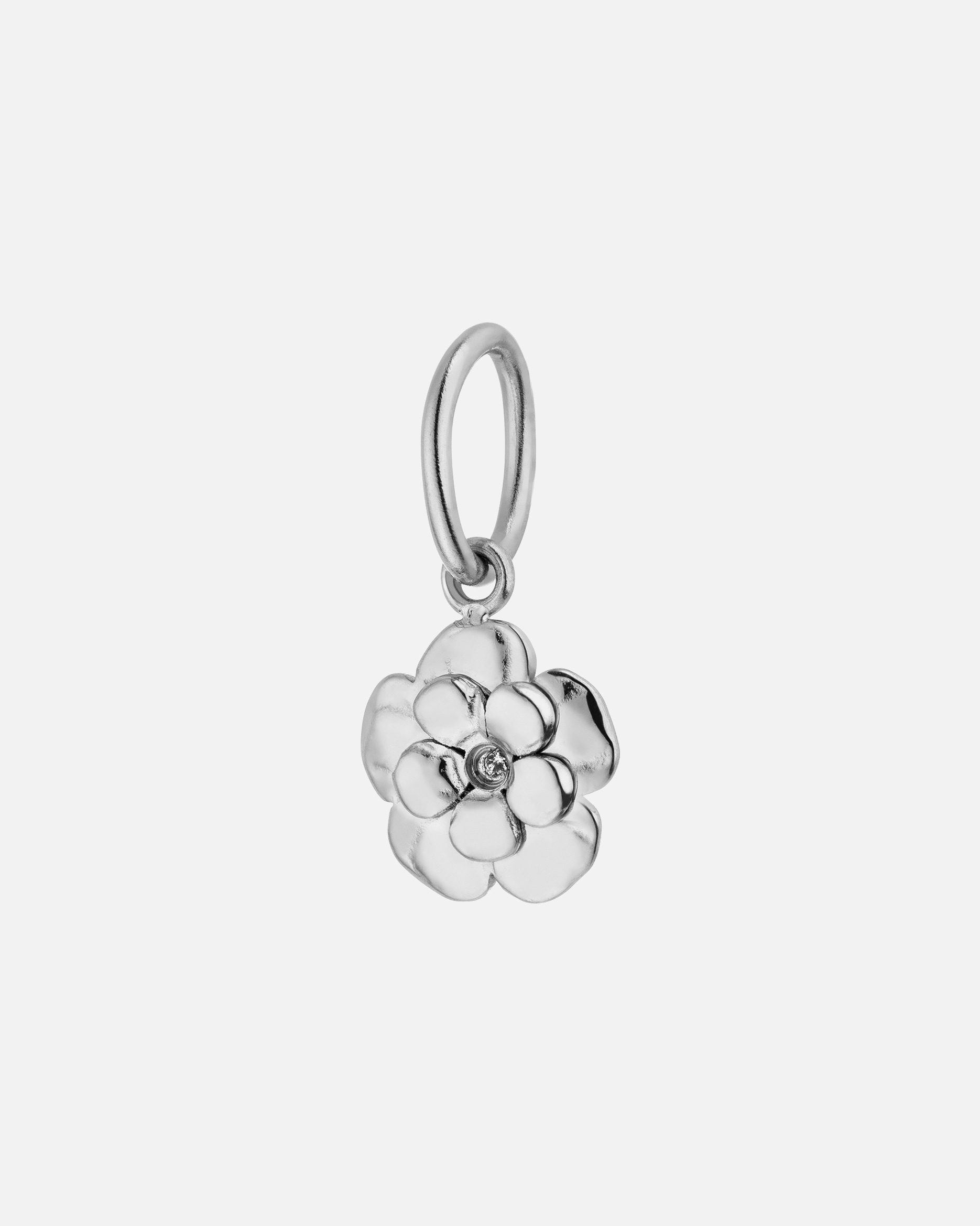 Pendente di Unisex Purelei Fiore primaverile Ciondolo 100% acciaio inossidabile Argento