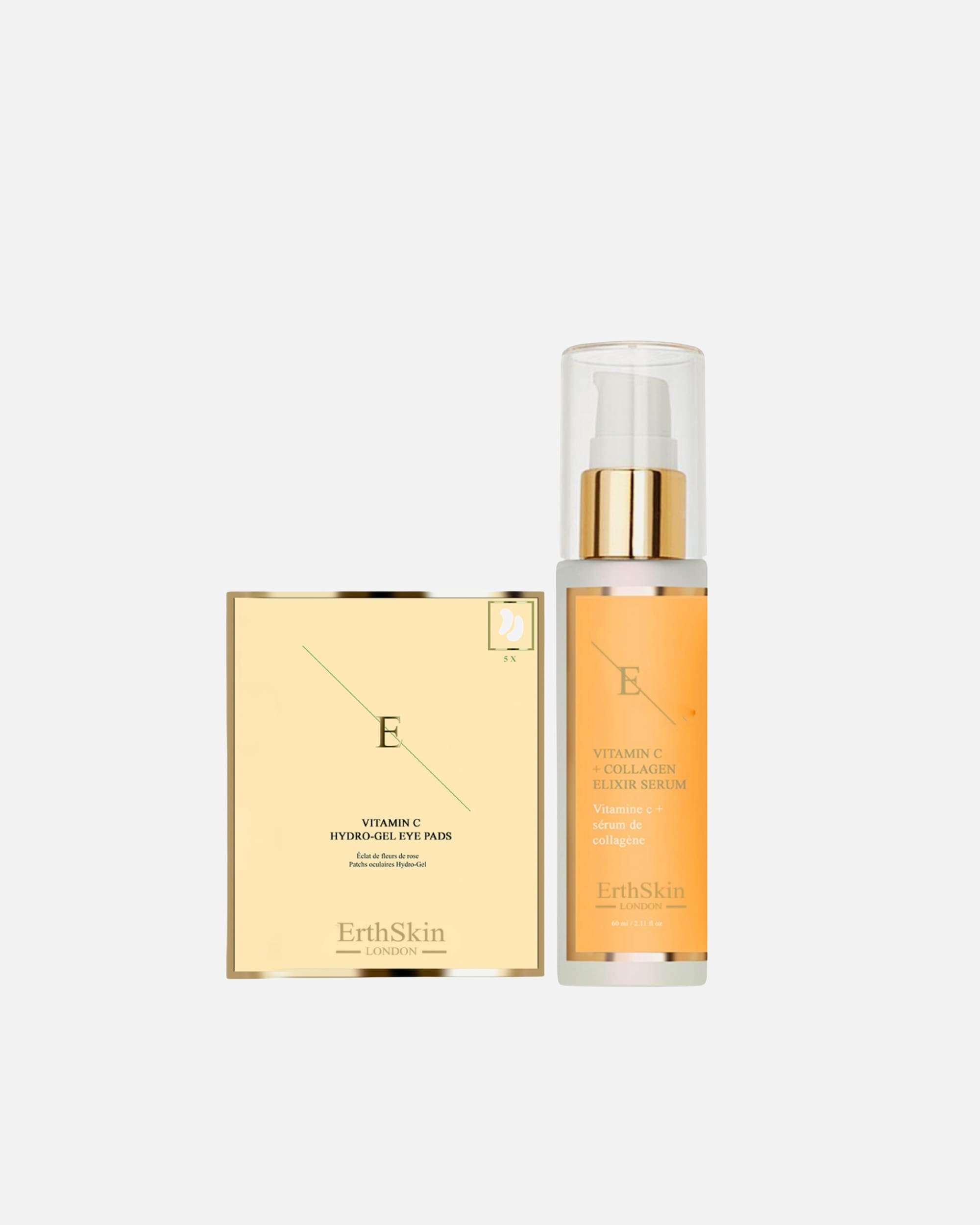 Set cura del viso di Femmina ErthSkin London Vitamina C Eye Boost Duo 1 pezzo