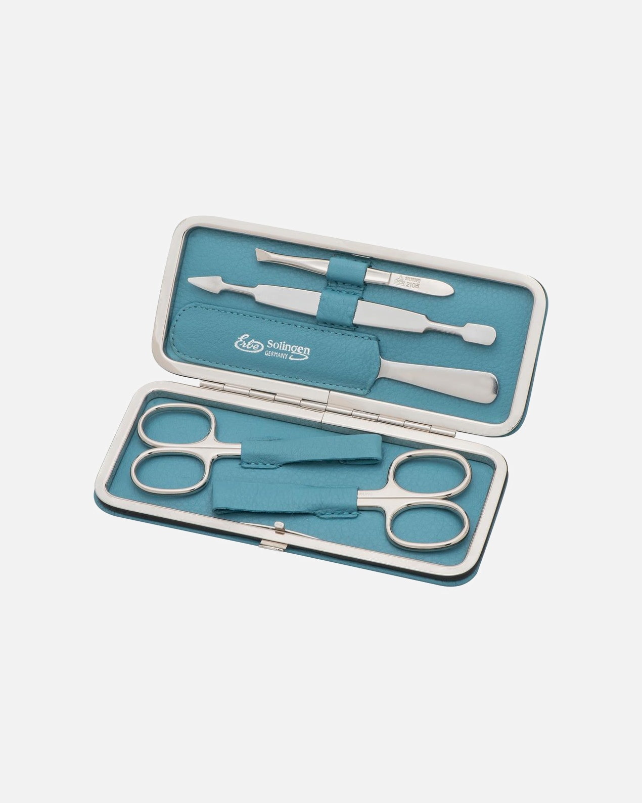 Set unghie di Femmina ERBE Custodia da stiro, 5 pezzi, blu mare 1 pz.