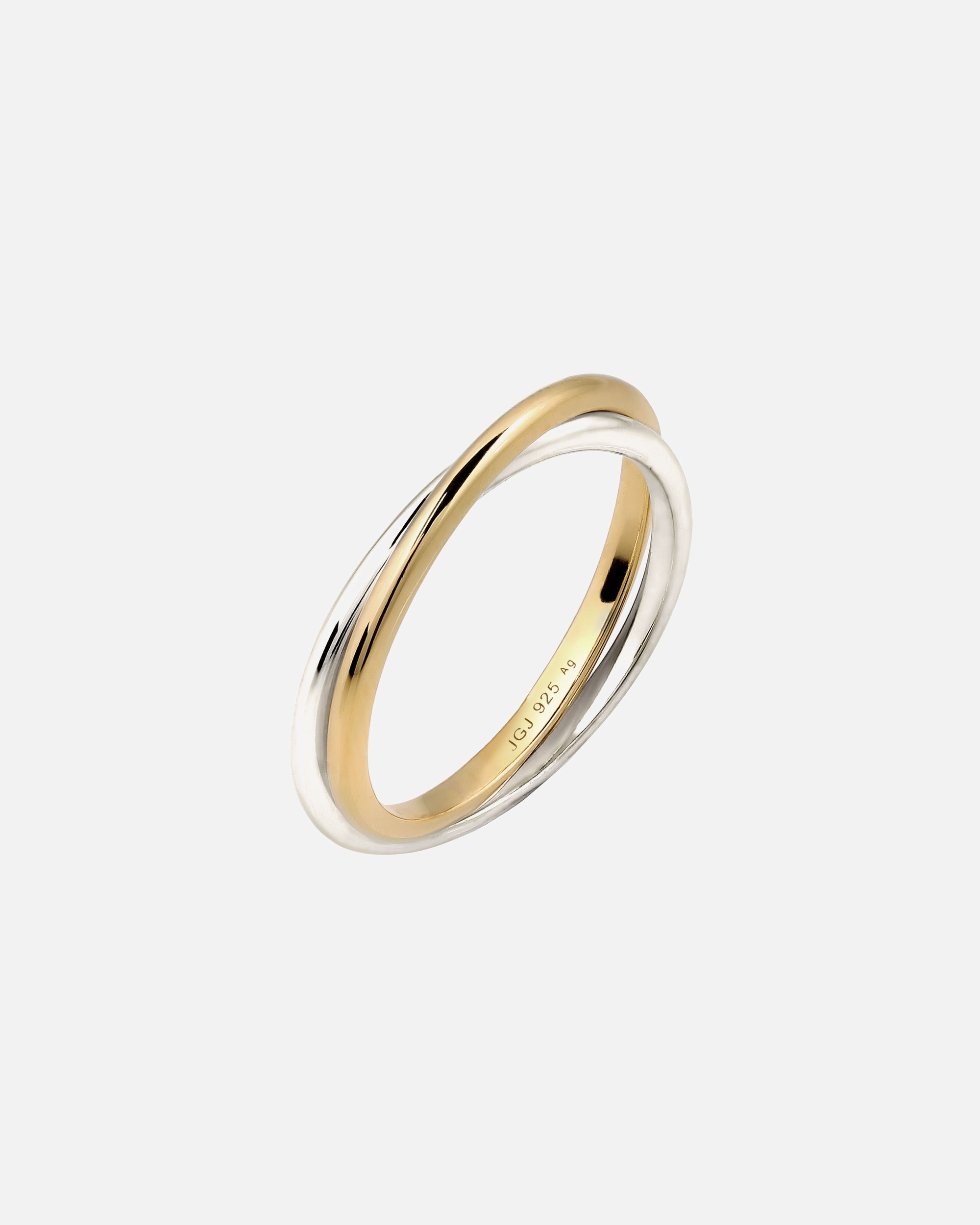Anello di Femmina Elli Anello Bicolor 925 Sterling Silver Gold-plated 52