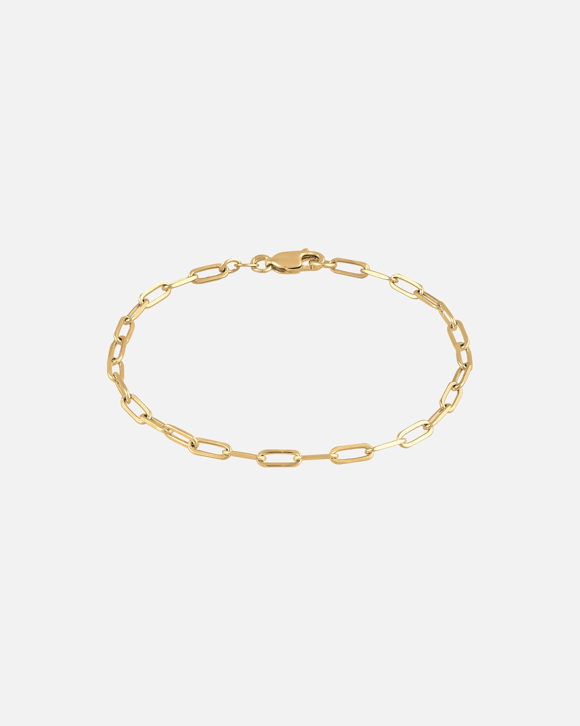 Braccialetto di Femmina Elli maglie ovale di base catena blogger tendenza in Argento Sterling 925 20