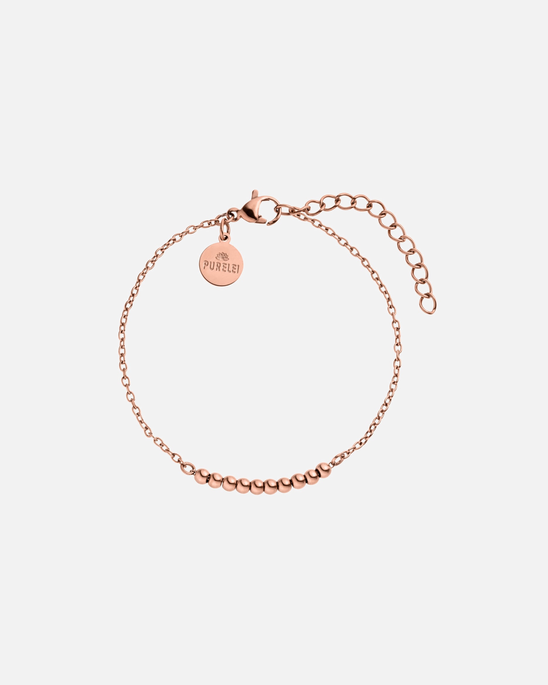 Braccialetto di Unisex Purelei Anxiety Bracciale 100% acciaio inossidabile Oro rosa