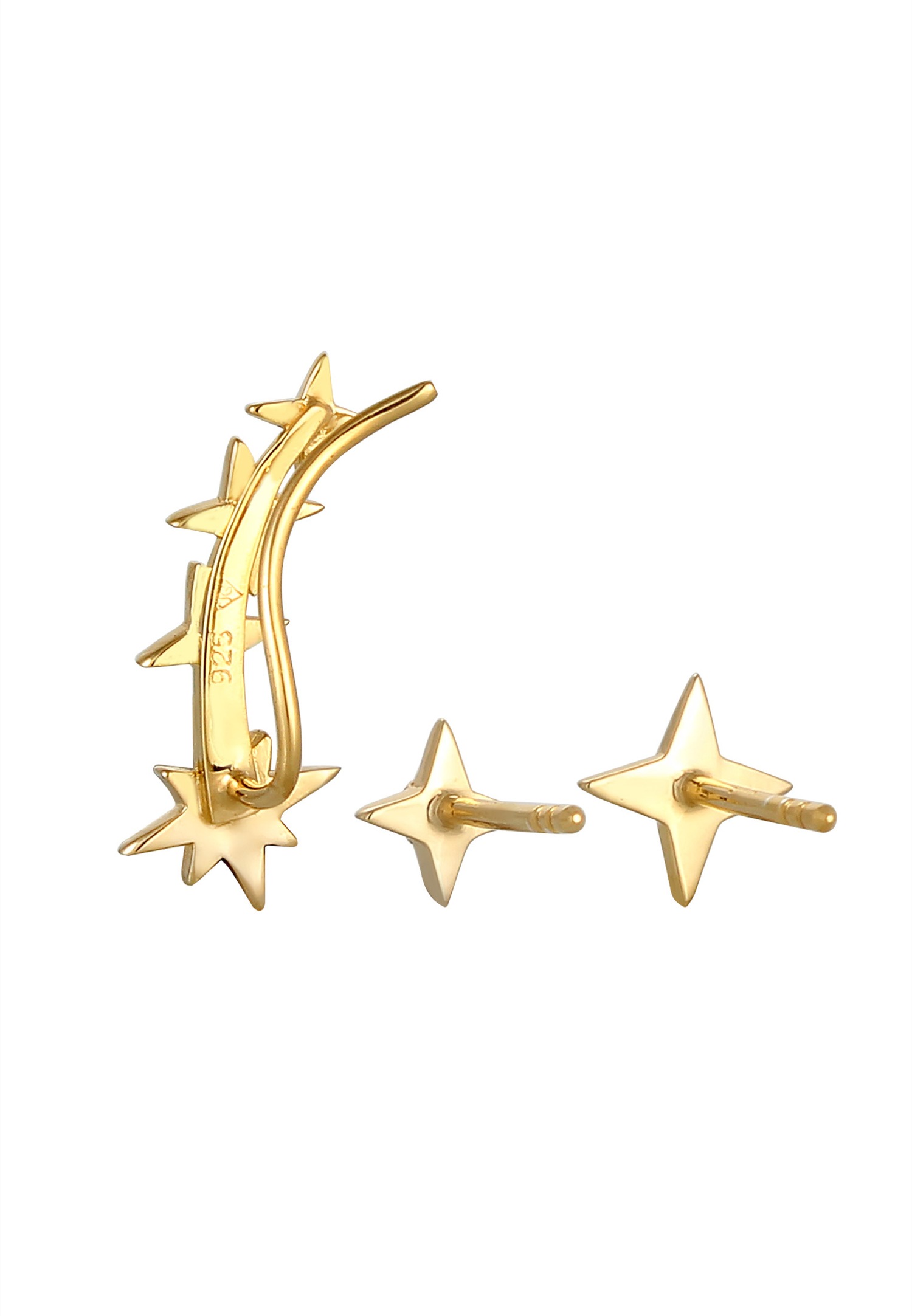 Orecchini a cerchio in argento Sterling 925 a forma di stella, orecchini a cerchio in argento Sterling 925, classici a forma di stella nera, idea regalo per donne e ragazze, ipoallergenici Orecchini a cerchio in argento Sterling 925 a forma di stella, orecchini a cerchio in argento Sterling 925, classici a forma di stella nera, idea regalo per donne e ragazze, ipoallergenici