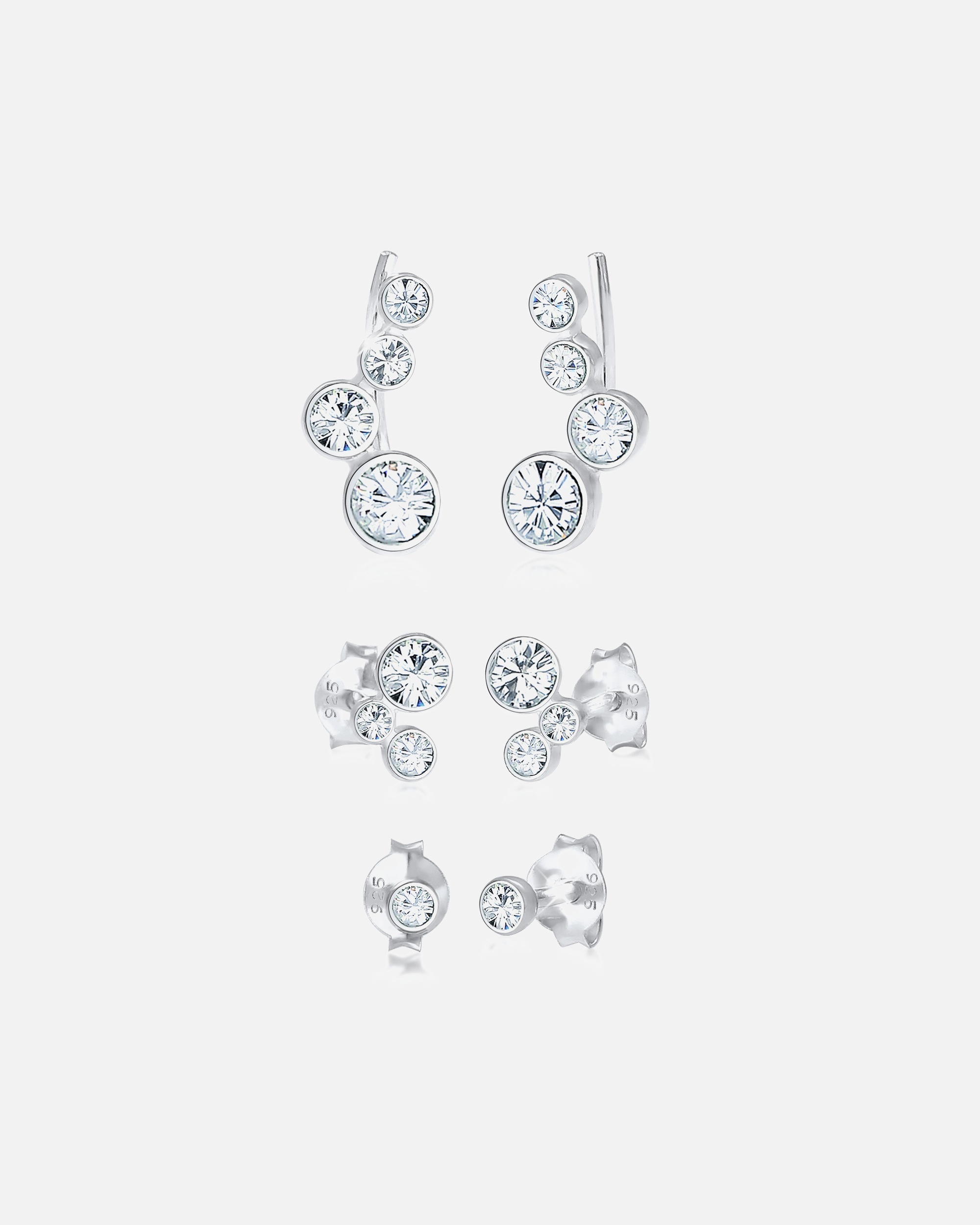 Elli SPARKLING BASIC SET - silver coloured/argentato Elli SPARKLING BASIC SET - silver coloured/argentato