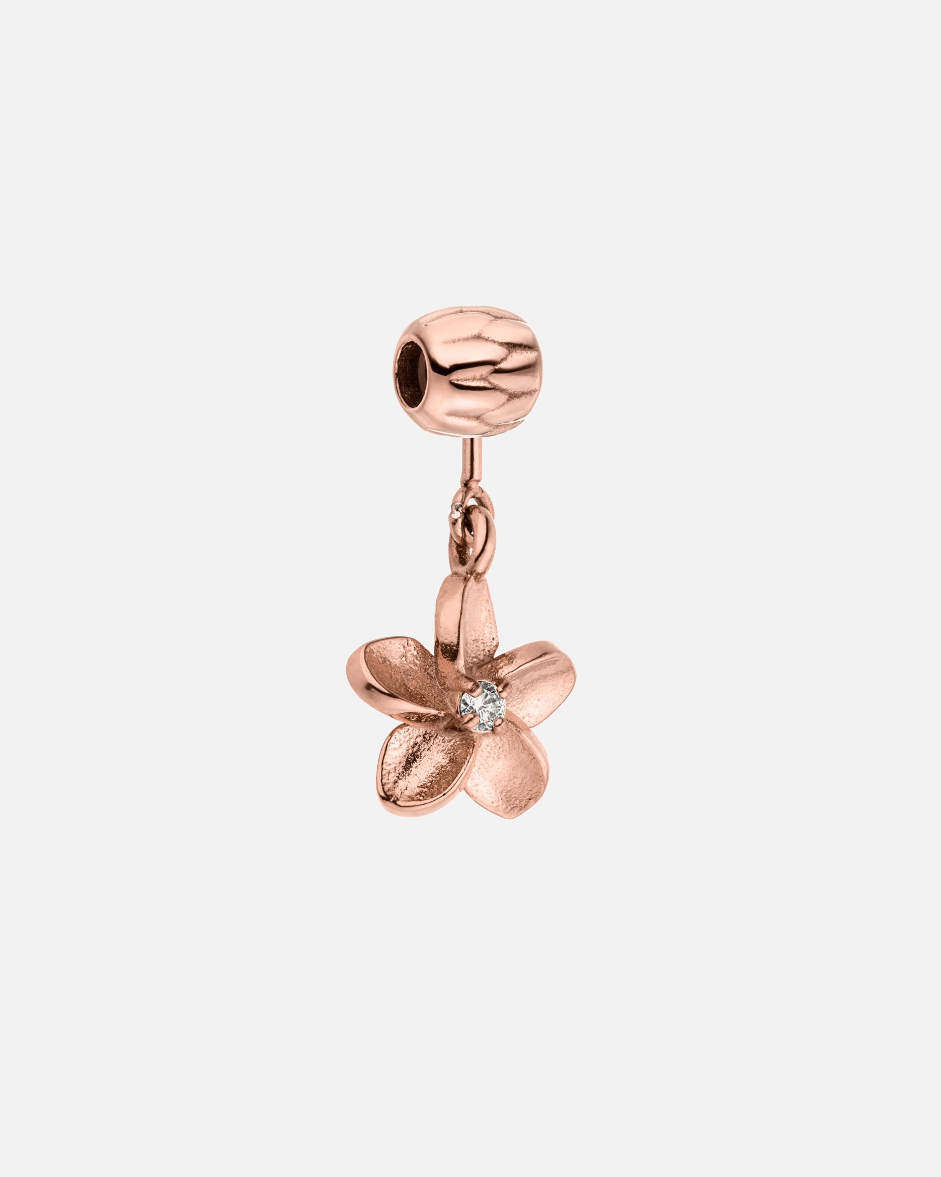 Pendente di Unisex Purelei LEI Plumeria Ciondolo 100% acciaio inossidabile Oro rosa