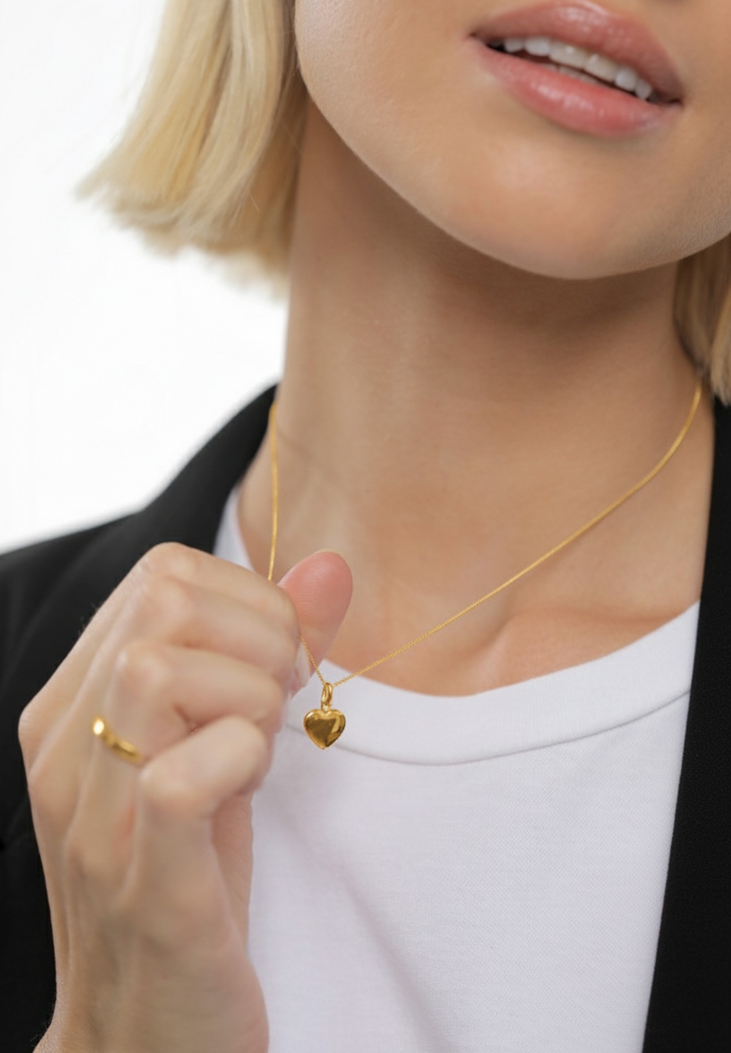 Elli - Collana da donna in argento Sterling 925, taglio Xilion Elli - Collana da donna in argento Sterling 925, taglio Xilion