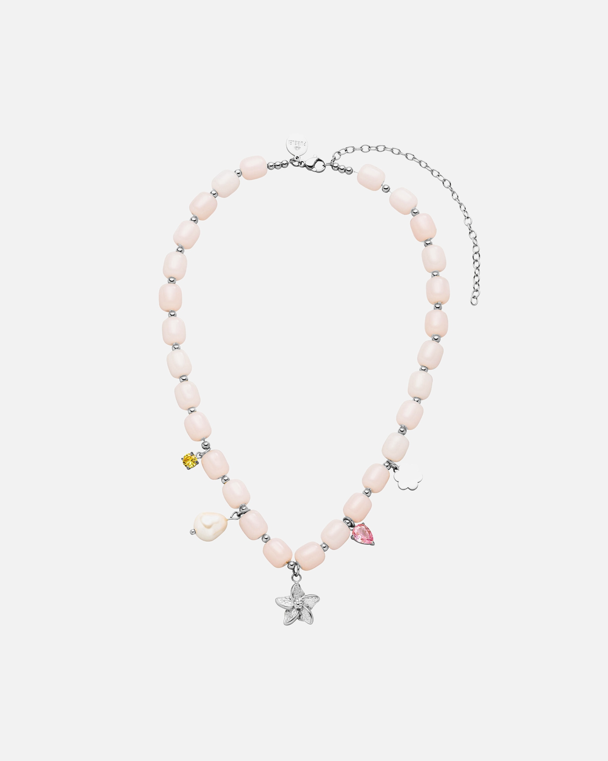 Collana di Femmina Purelei Spring Collana 100% acciaio inossidabile Argento