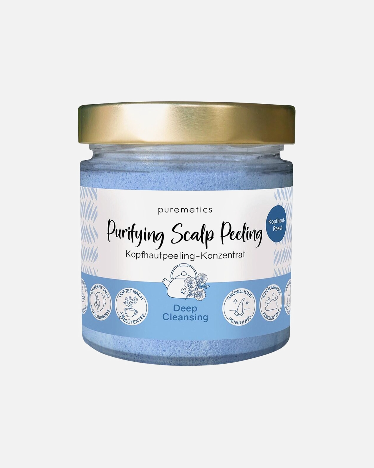 Peeling del cuoio capelluto di Unisex puremetics Peeling purificante del cuoio capelluto 'Pulizia profonda'. 250 g