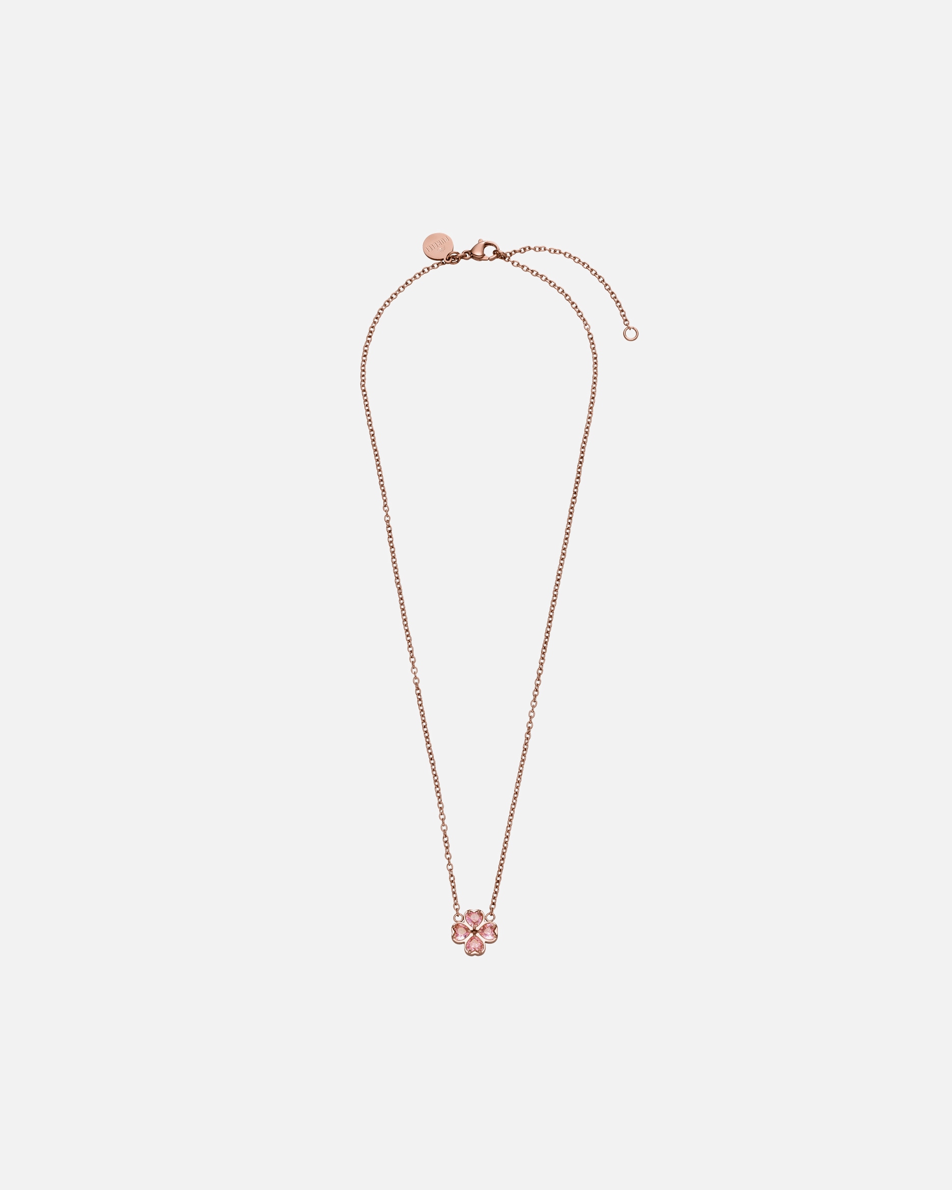 Collana di Unisex Purelei Cuore Rosé Collana 100% acciaio inossidabile Oro rosa