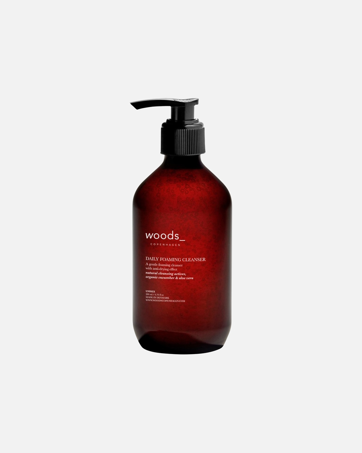 Schiuma struccante viso di Unisex Woods Copenhagen Default Brand Line Daily Foaming Cleanser 200 ml