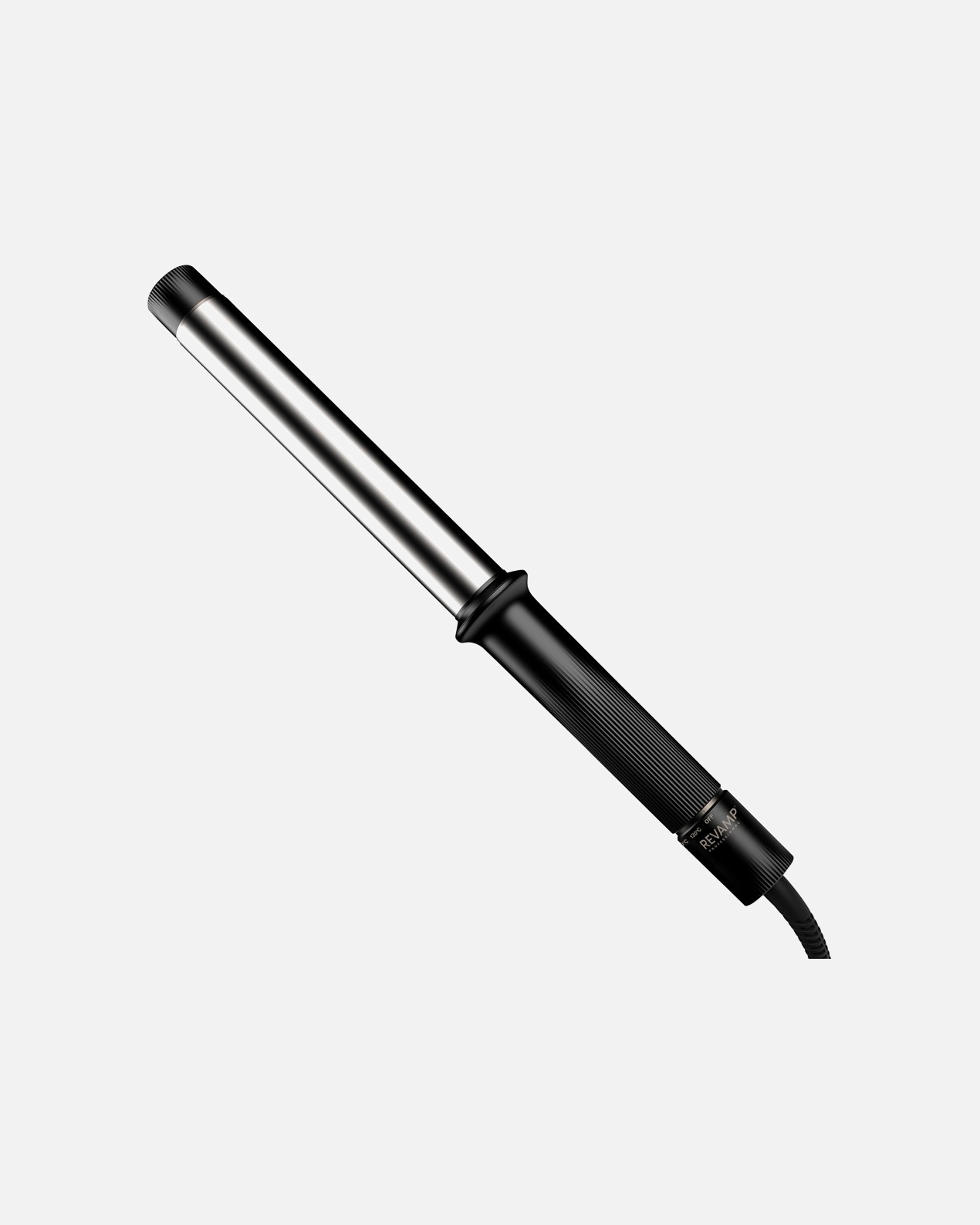 Ferro arricciacapelli di Femmina Revamp Effortless Curls Extra-Long Ceramic 32 mm Tong TO-1250-EU Nero