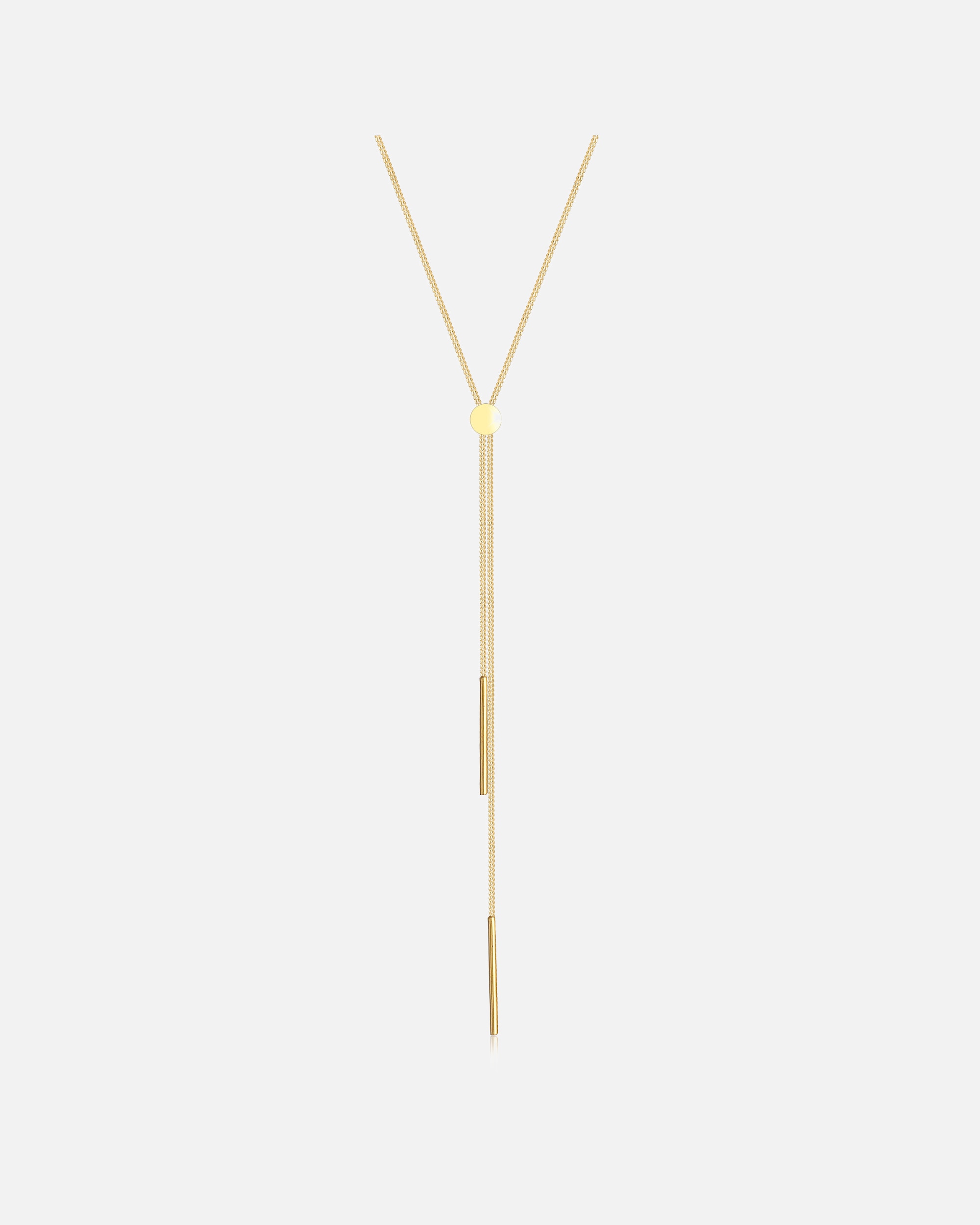 Collana di Femmina Elli Catena a Y Geo Bacchetta di Base Tendenza Blogger in Argento Sterling 925 goldfarben