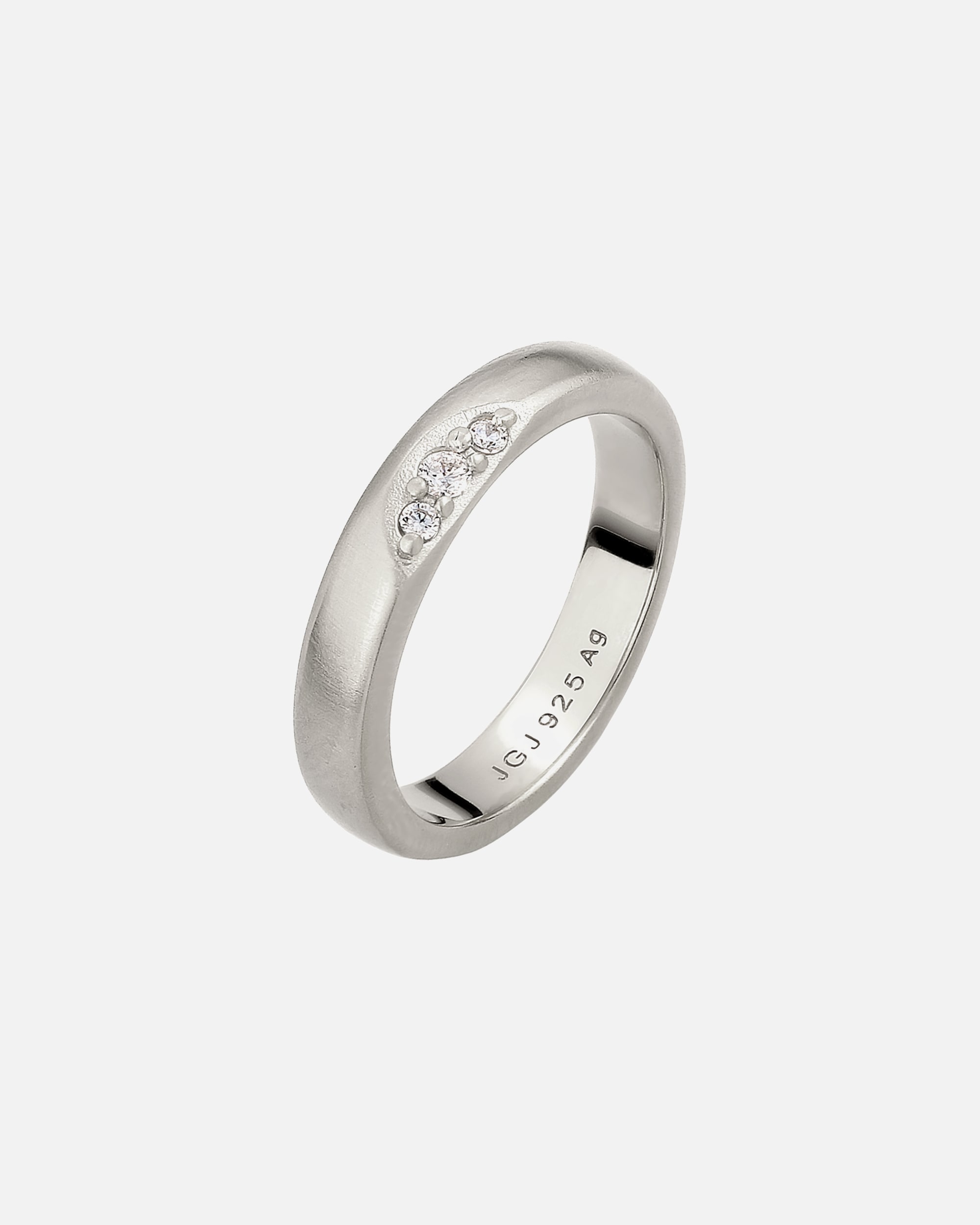 Anello di Femmina Elli DIAMONDS Anello Diamante Sintetico Bianco Taglio Brillante (0.075 ct) 925 Sterling Silver 54