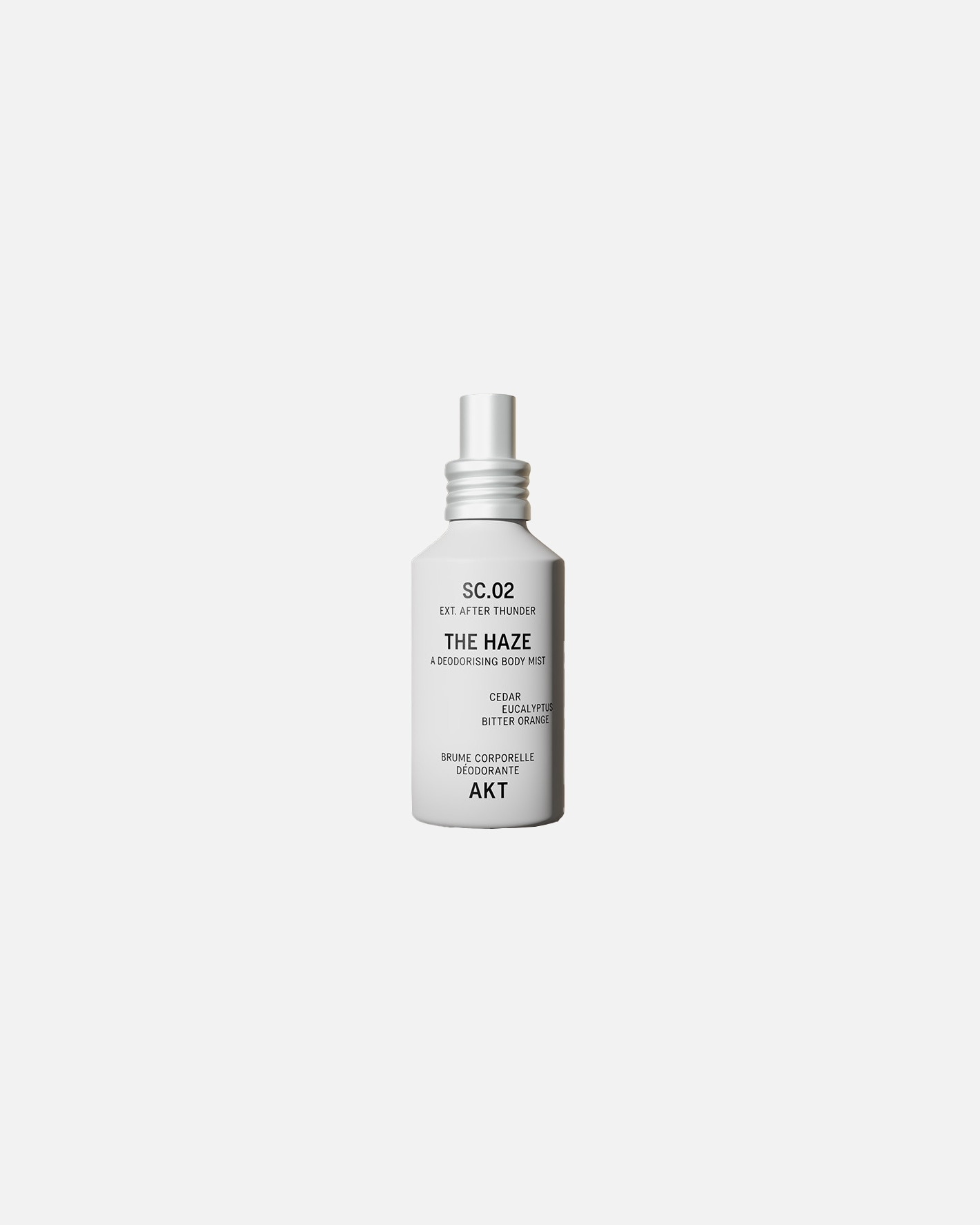 Spray corpo di Unisex AKT London Default Brand Line The Fragrance Haze Body Deodorising Mist SC.02 AFTER THUNDER