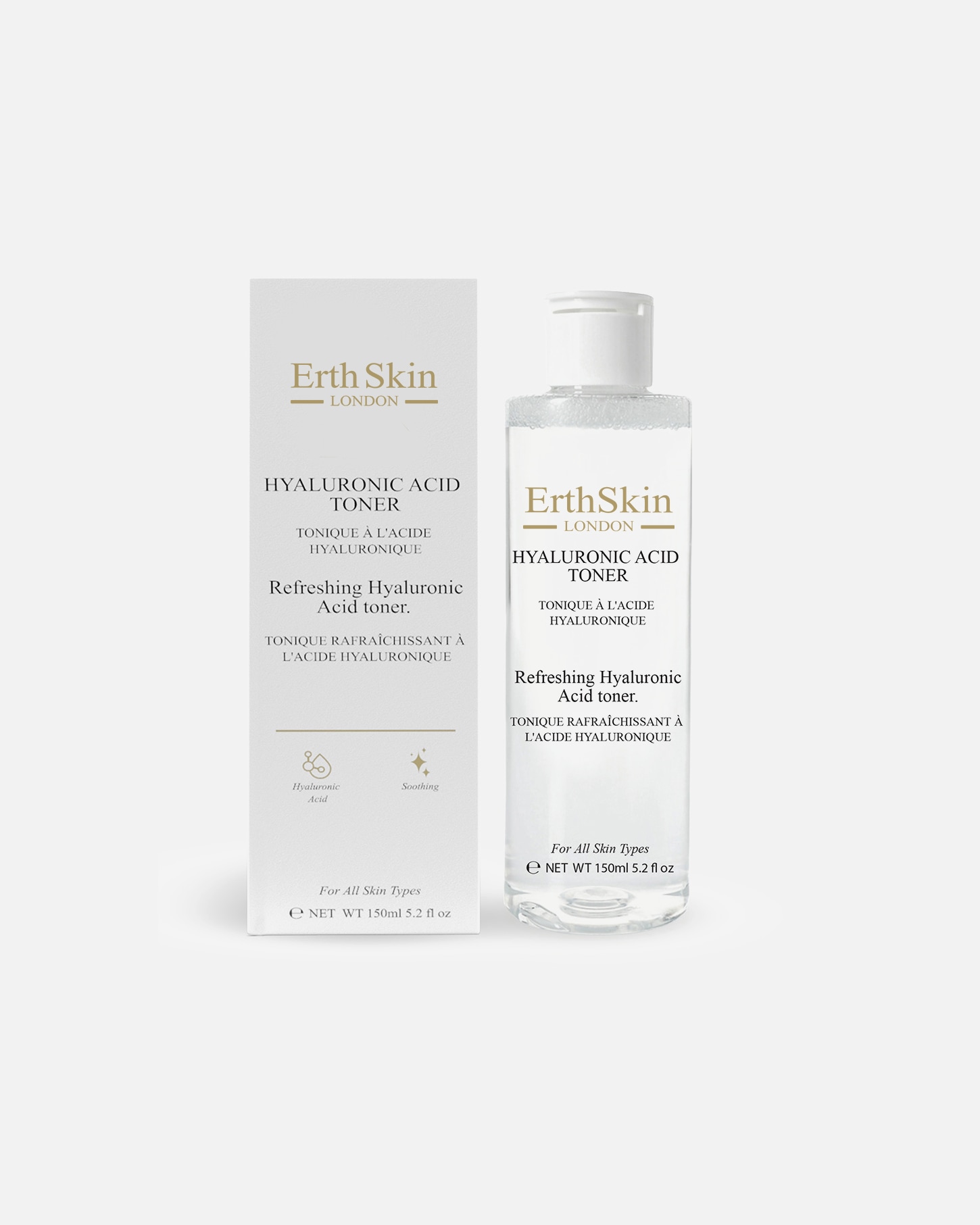 Tonico Viso di Femmina ErthSkin London Tonico rinfrescante all'acido ialuronico 150ml