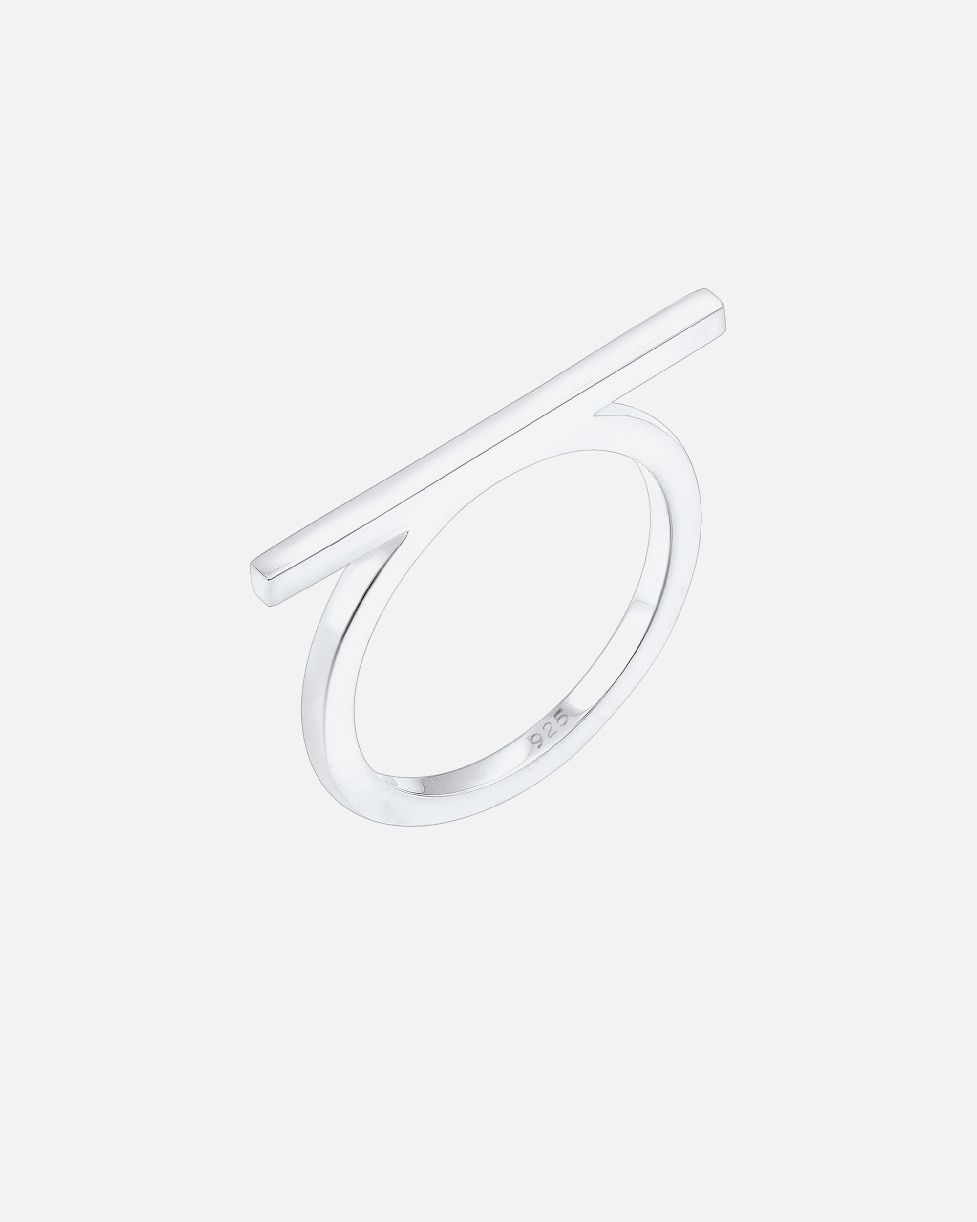 Anello di Femmina Elli anello stile geometrico e minimal alla moda in argento sterling 925 52