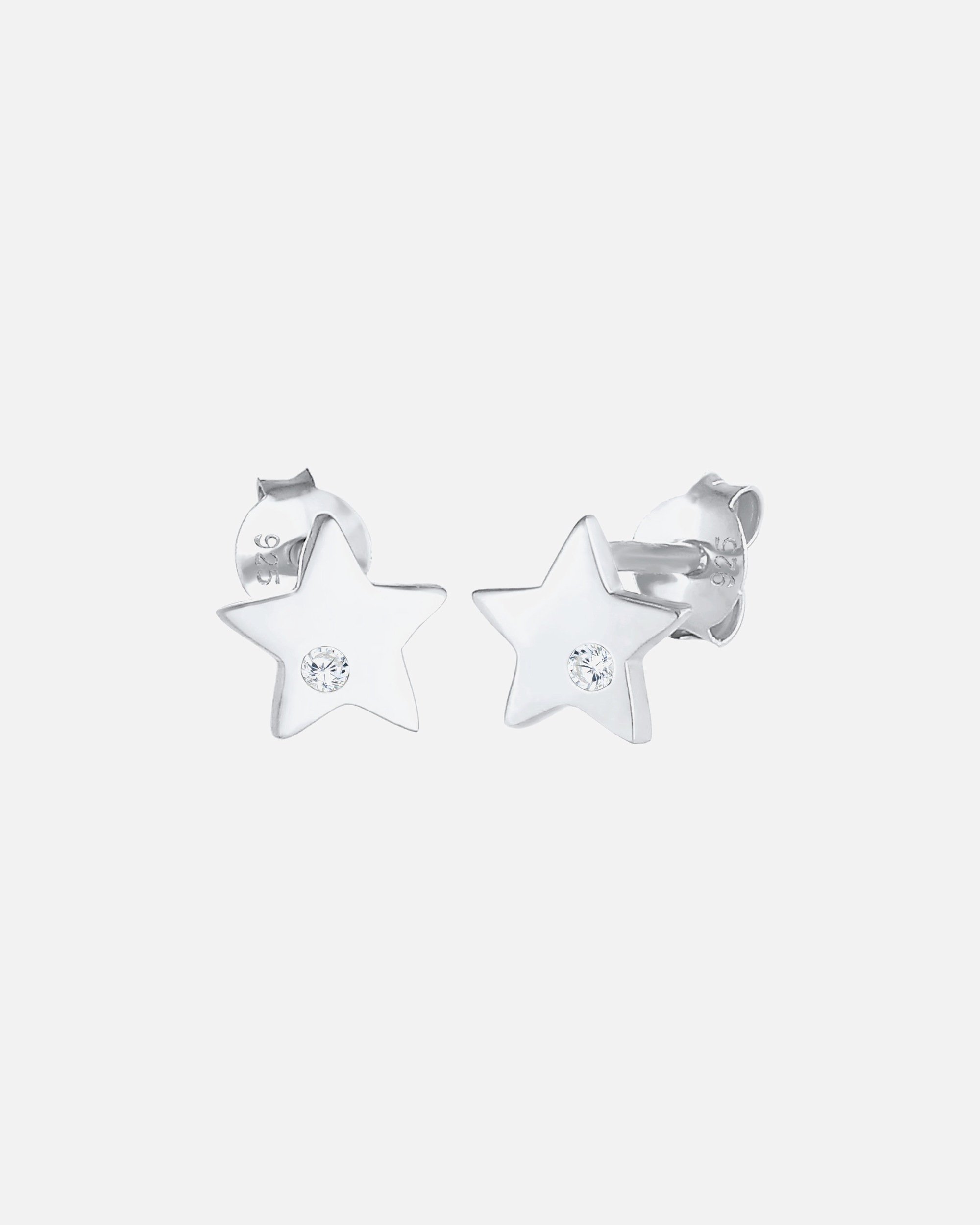 Orecchini di Femmina Elli stelle Astro giocoso con pietra zircone in argento sterling 925 silberfarben
